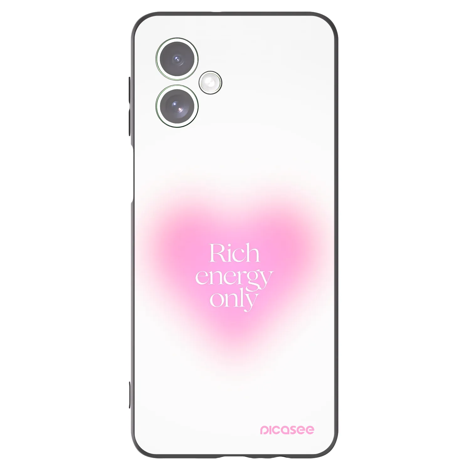 Picasee fekete szilikon tok az alábbi mobiltelefonokra Motorola Moto G54 5G - Rich Energy