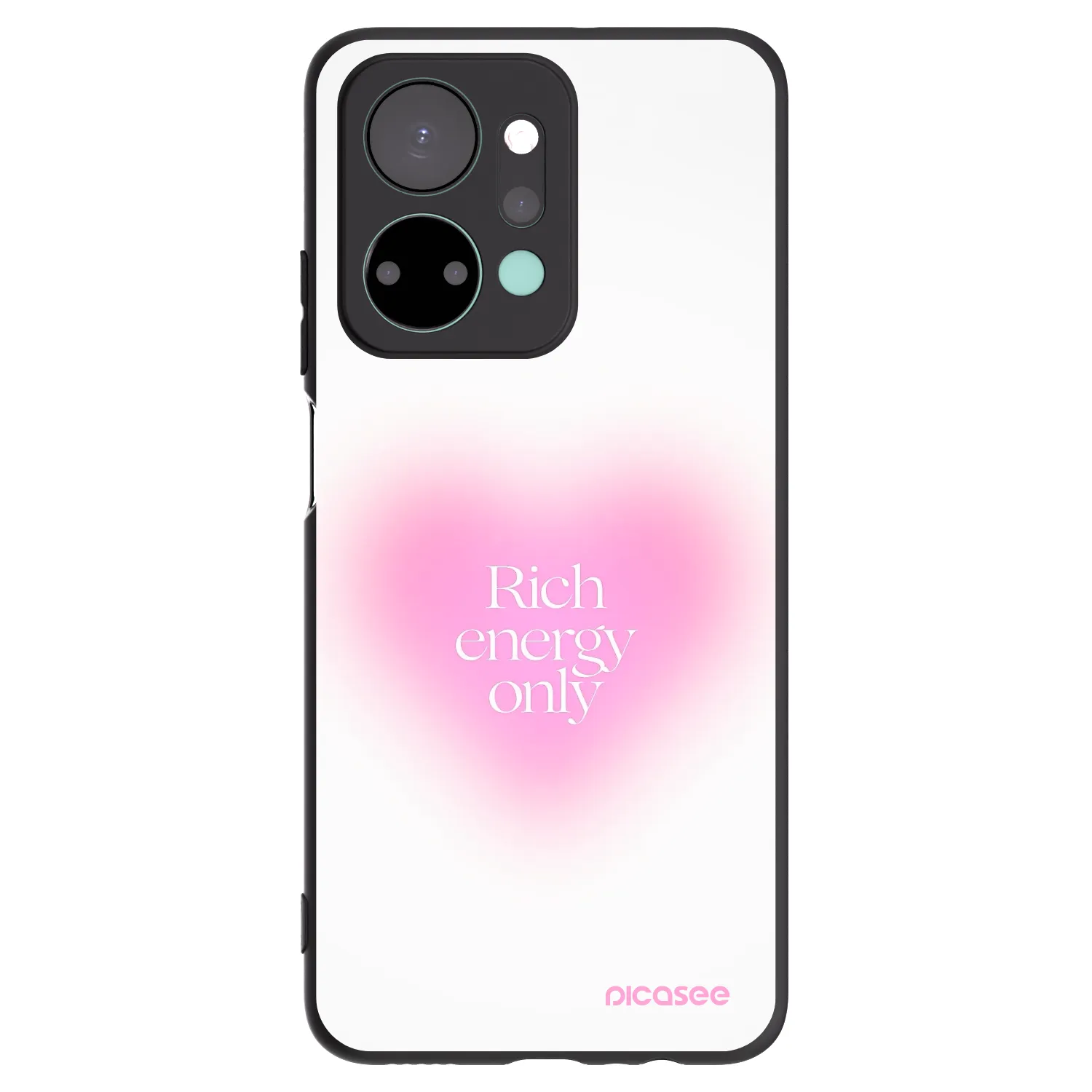 Picasee fekete szilikon tok az alábbi mobiltelefonokra Honor X7a - Rich Energy