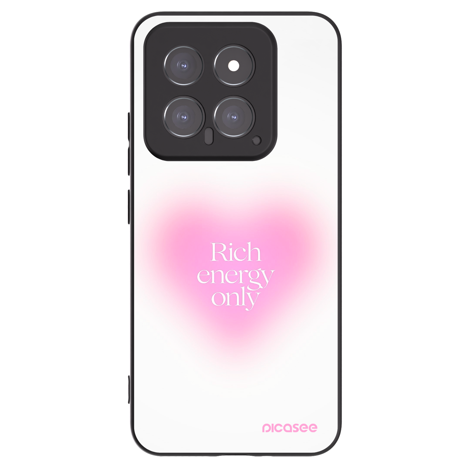 Picasee fekete szilikon tok az alábbi mobiltelefonokra Xiaomi 14 - Rich Energy