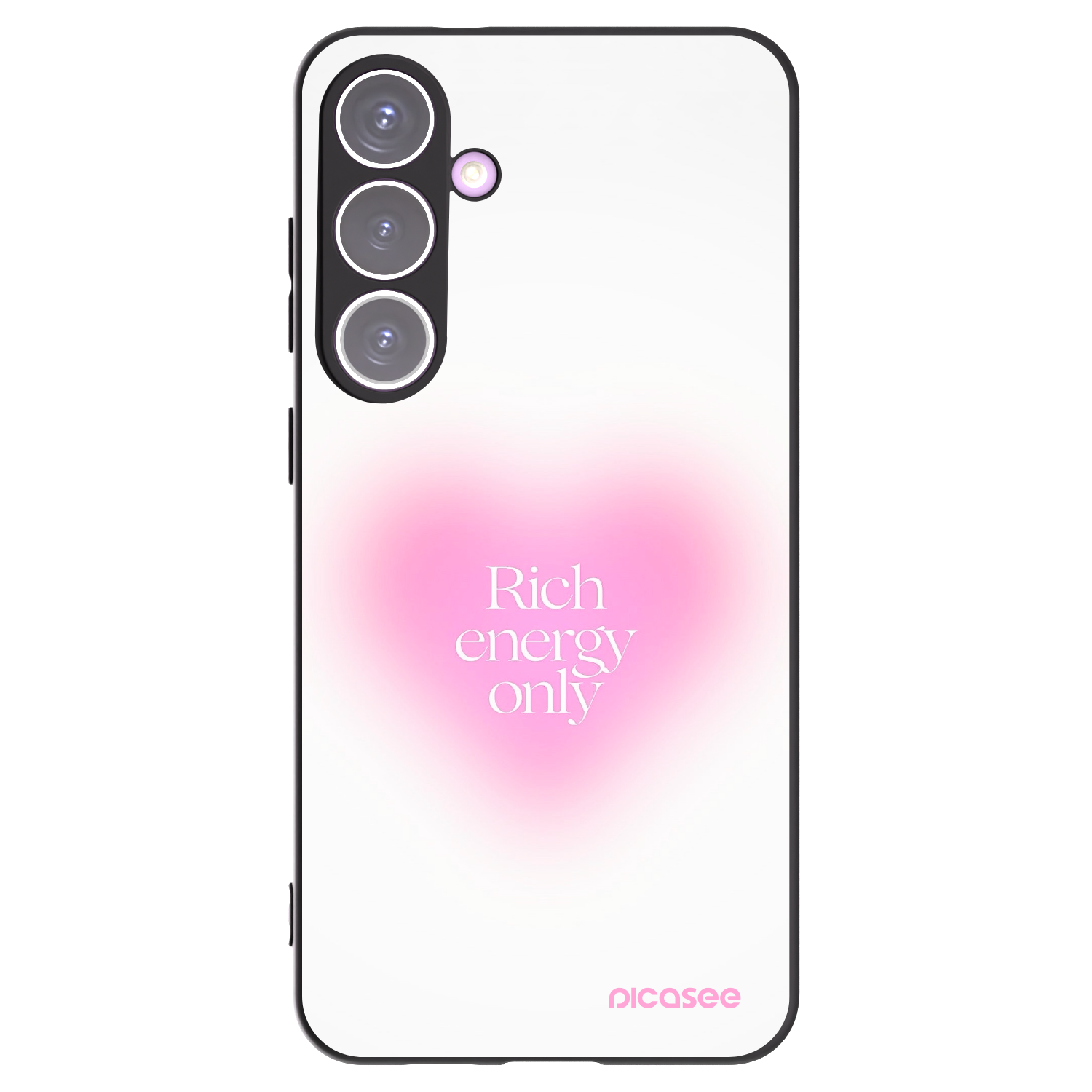 Picasee fekete szilikon tok az alábbi mobiltelefonokra Samsung Galaxy S24+ S926B 5G - Rich Energy