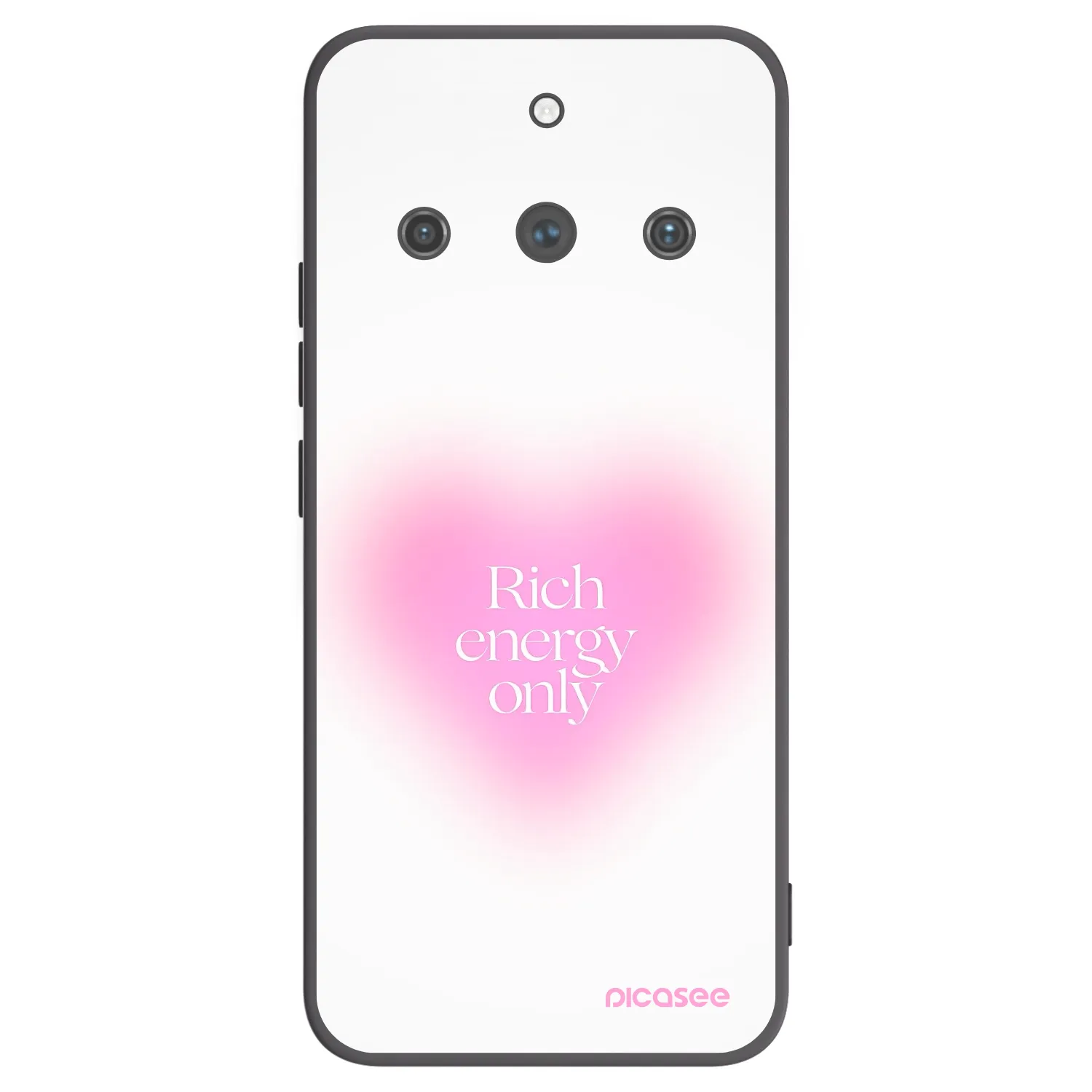 Picasee fekete szilikon tok az alábbi mobiltelefonokra Realme 11 Pro+ - Rich Energy