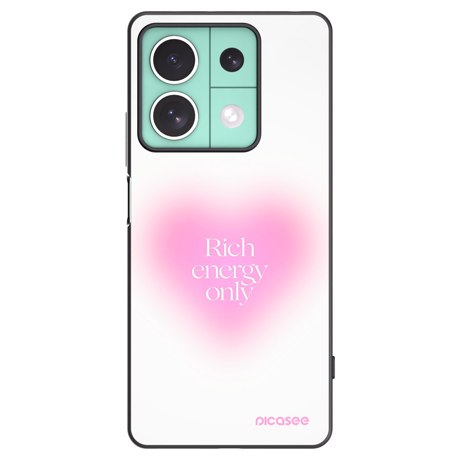 Picasee fekete szilikon tok az alábbi mobiltelefonokra Xiaomi Redmi Note 13 5G - Rich Energy