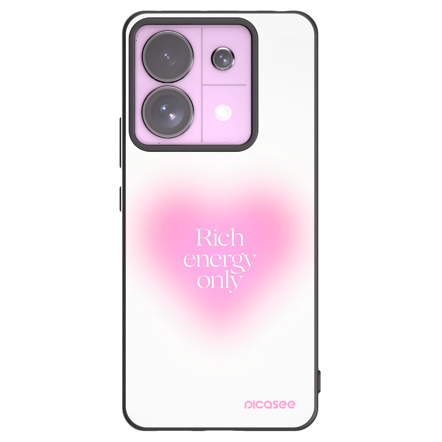 Picasee fekete szilikon tok az alábbi mobiltelefonokra Xiaomi Redmi Note 13 Pro 5G - Rich Energy