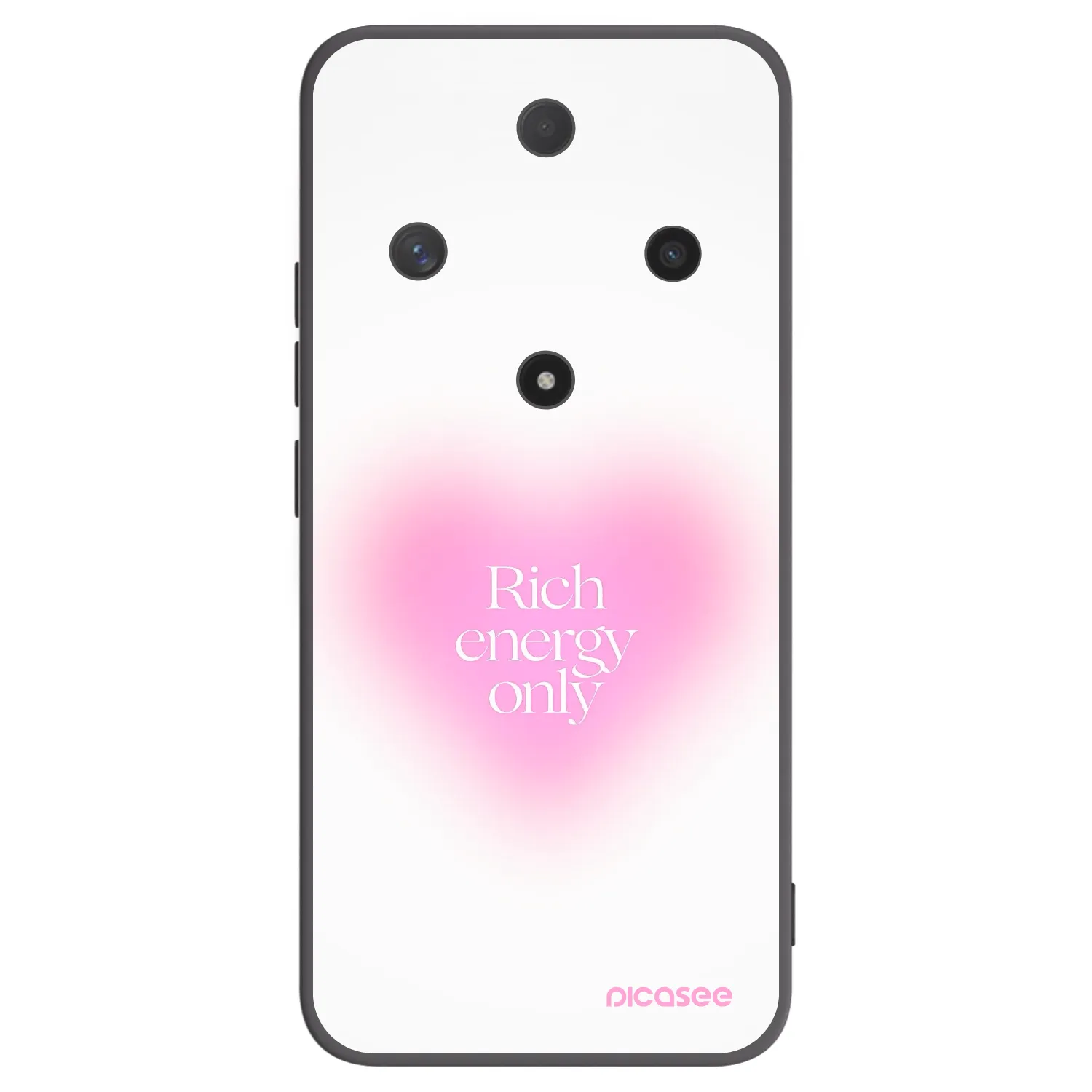 Picasee fekete szilikon tok az alábbi mobiltelefonokra Honor Magic6 Lite 5G - Rich Energy