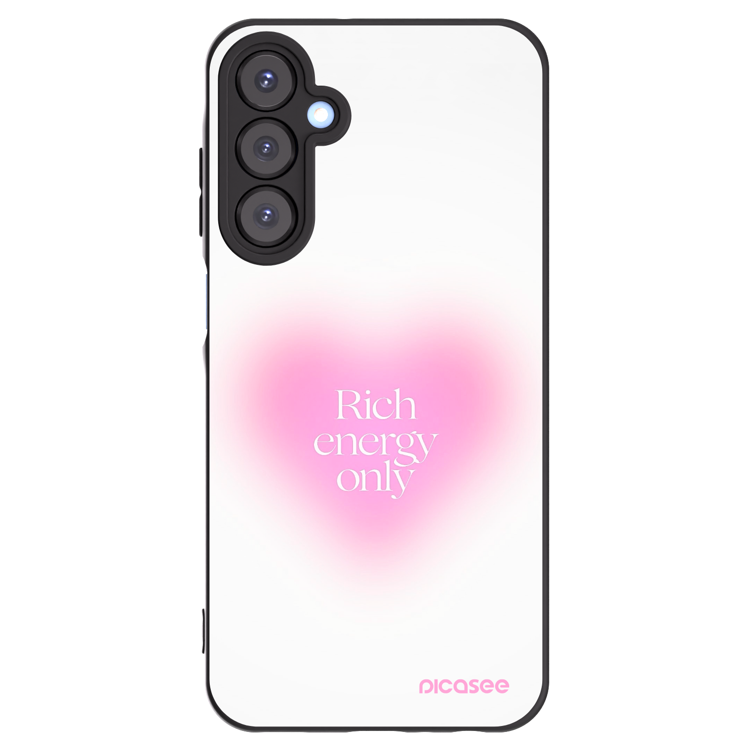 Picasee fekete szilikon tok az alábbi mobiltelefonokra Samsung Galaxy A25 A256B 5G - Rich Energy