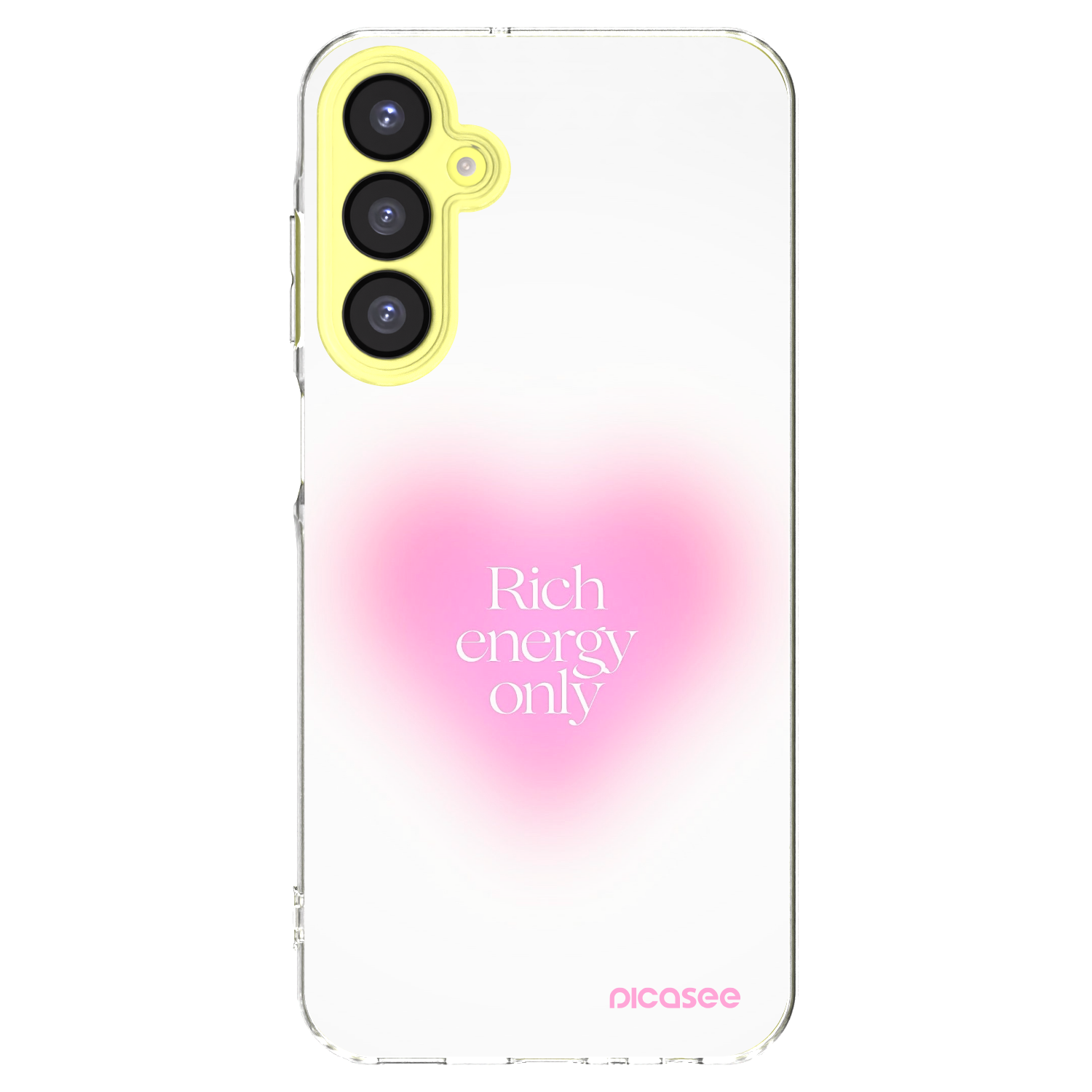 Picasee átlátszó szilikon tok az alábbi mobiltelefonokra Samsung Galaxy A25 A256B 5G - Rich Energy