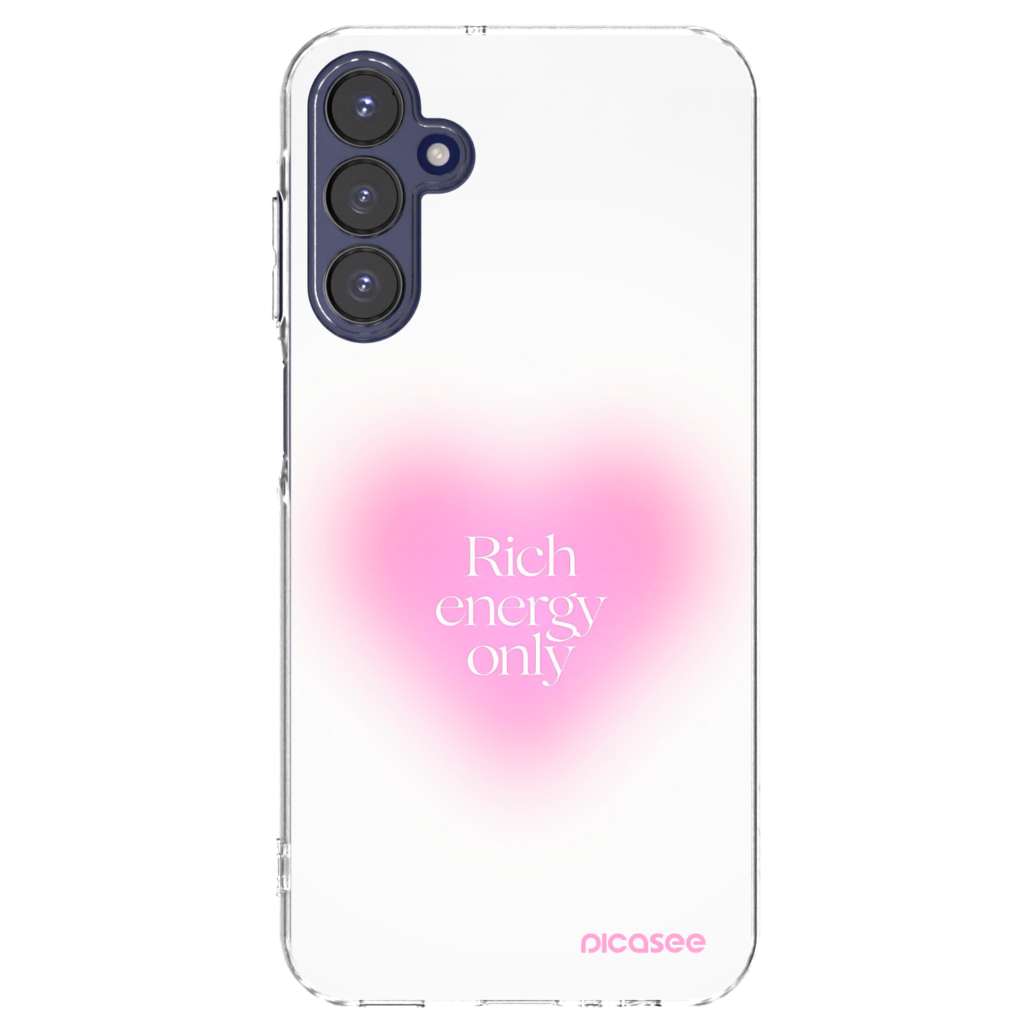 Picasee átlátszó szilikon tok az alábbi mobiltelefonokra Samsung Galaxy A15 A155F 4G - Rich Energy