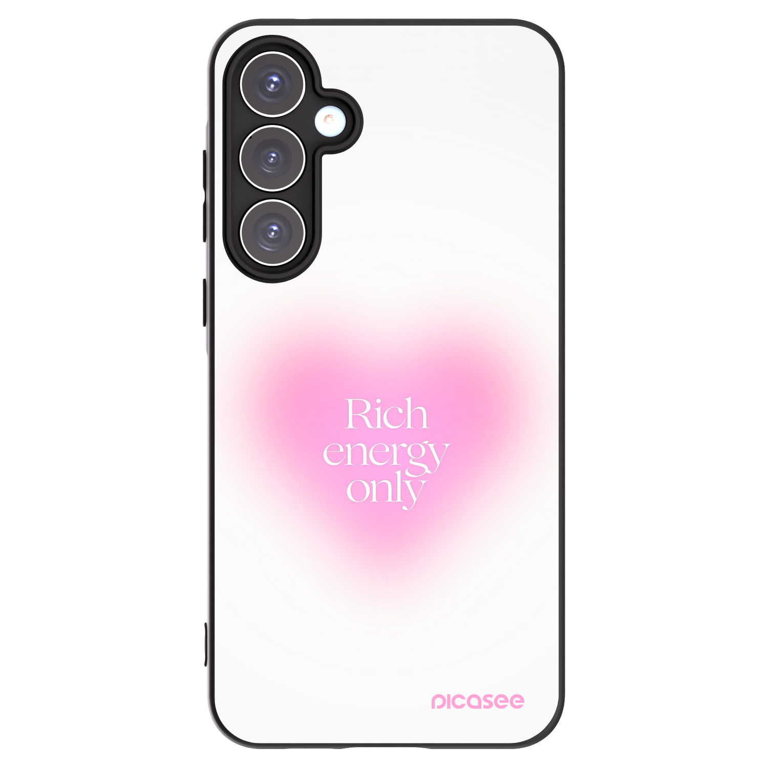 Picasee fekete szilikon tok az alábbi mobiltelefonokra Samsung Galaxy A55 5G A556B - Rich Energy