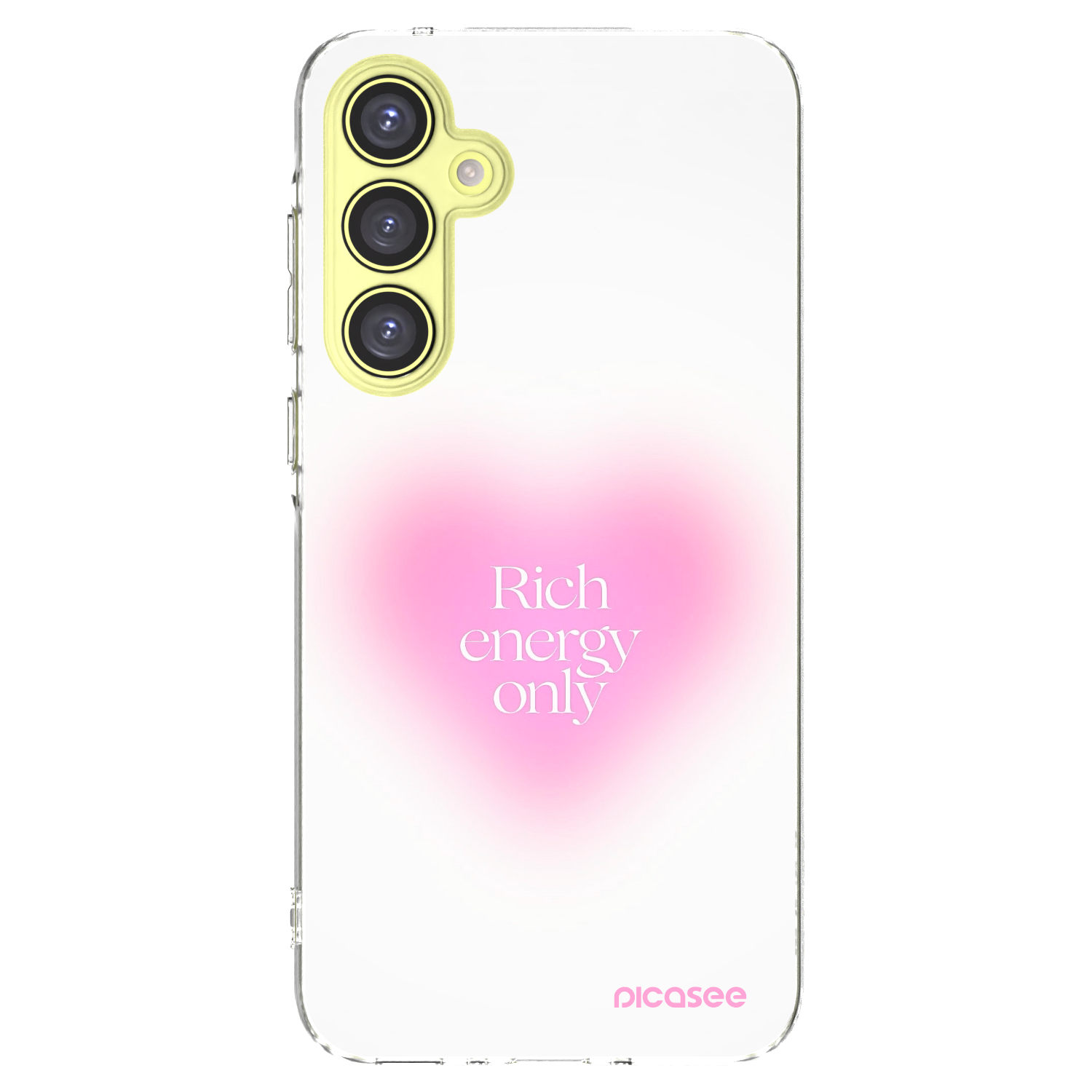 Picasee átlátszó szilikon tok az alábbi mobiltelefonokra Samsung Galaxy A35 5G A356B - Rich Energy