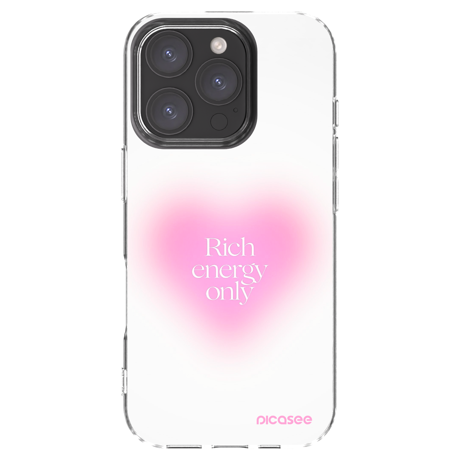 Picasee átlátszó szilikon tok az alábbi mobiltelefonokra Apple iPhone 16 Pro - Rich Energy