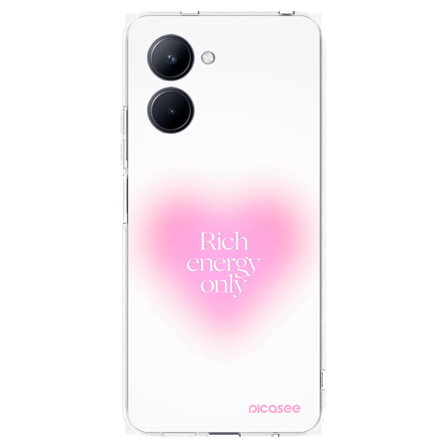 Picasee átlátszó szilikon tok az alábbi mobiltelefonokra Realme C33 (2023) - Rich Energy