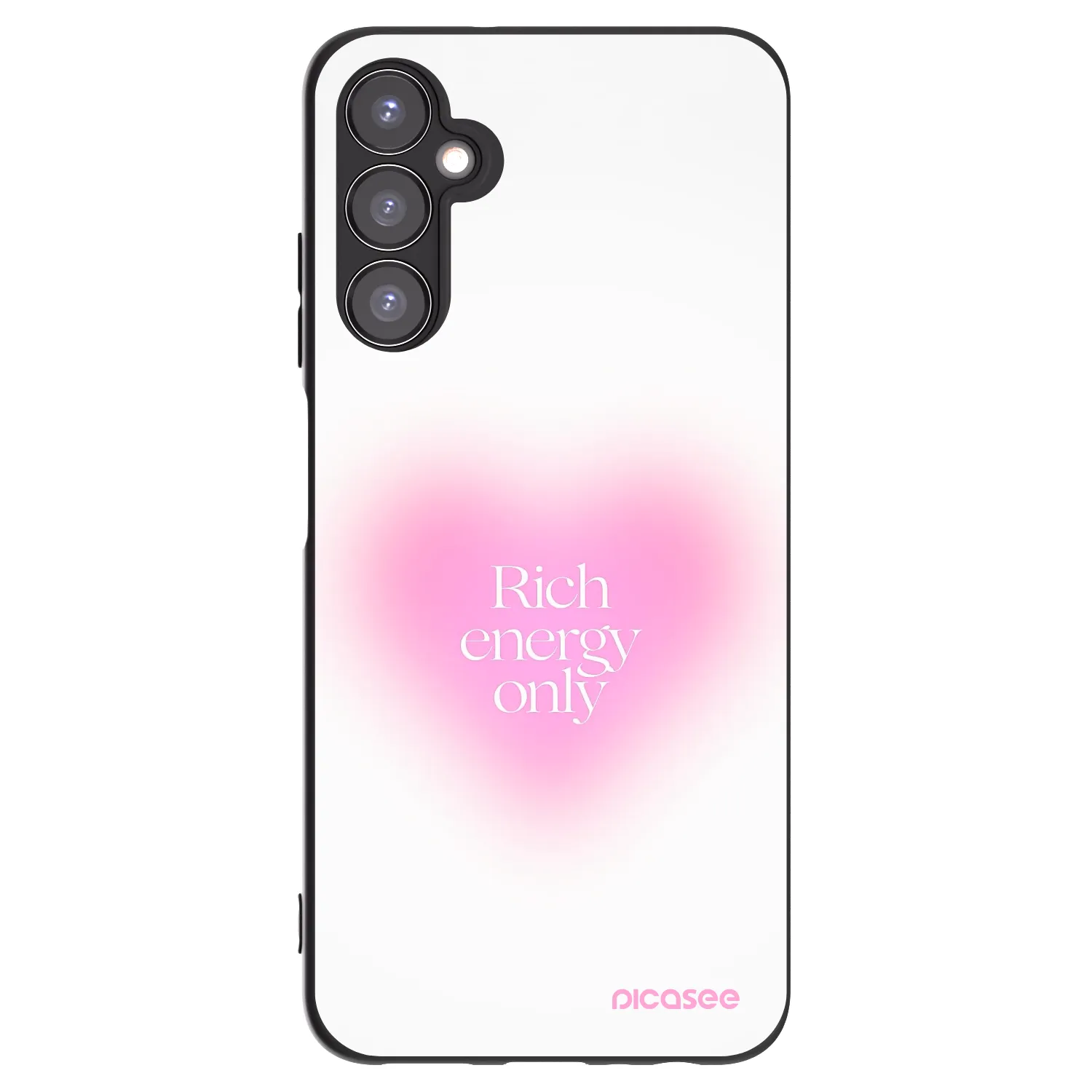 Picasee fekete szilikon tok az alábbi mobiltelefonokra Samsung Galaxy A05s A057G - Rich Energy