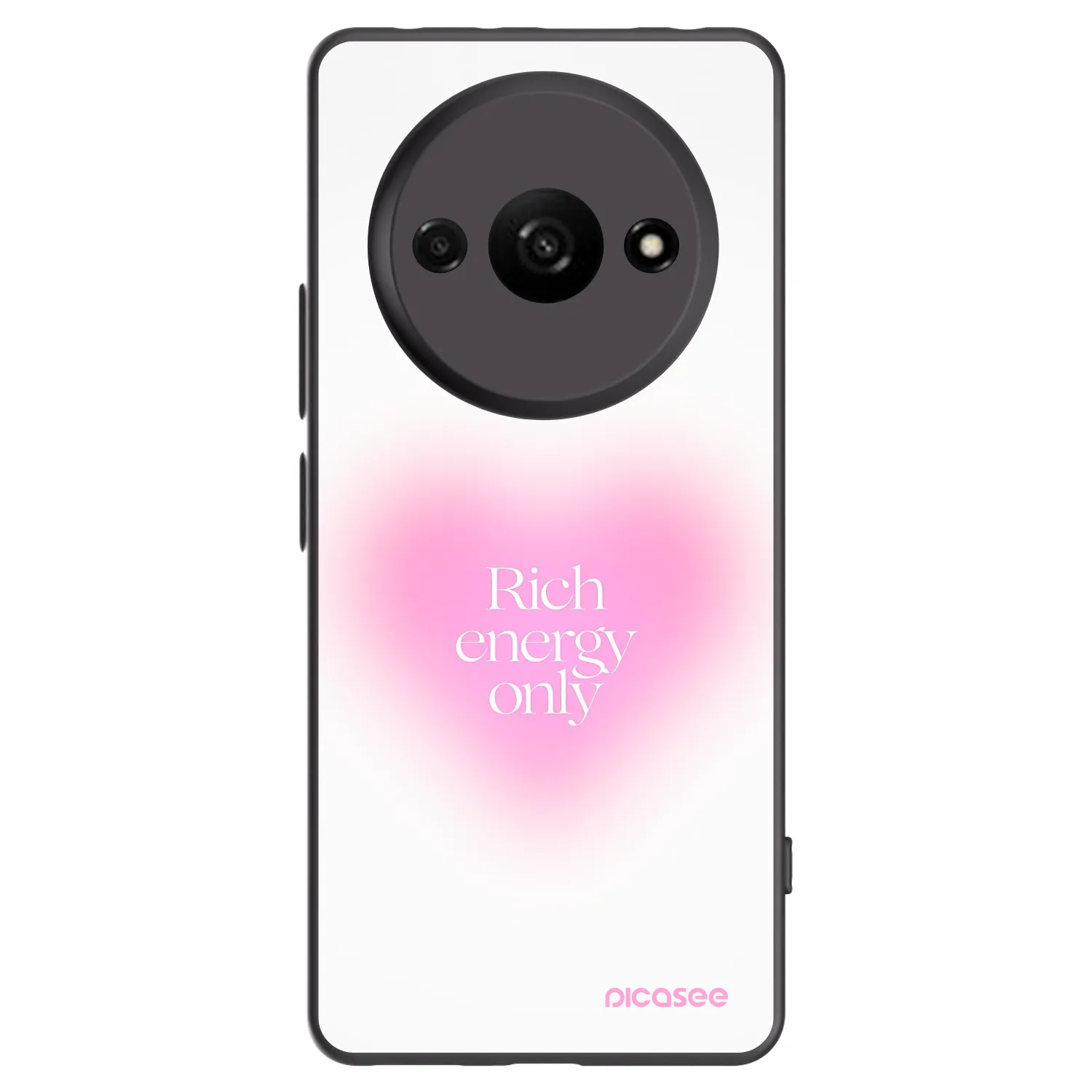 Picasee fekete szilikon tok az alábbi mobiltelefonokra Xiaomi Redmi A3 - Rich Energy