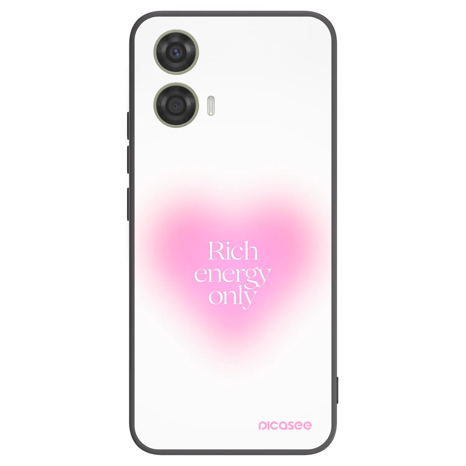 Picasee fekete szilikon tok az alábbi mobiltelefonokra Motorola Moto G24 - Rich Energy