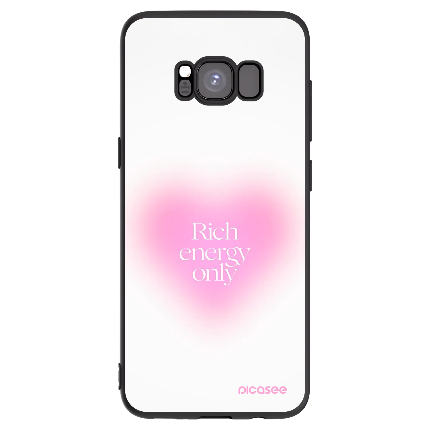 Picasee fekete szilikon tok az alábbi mobiltelefonokra Samsung Galaxy S8 G950F - Rich Energy