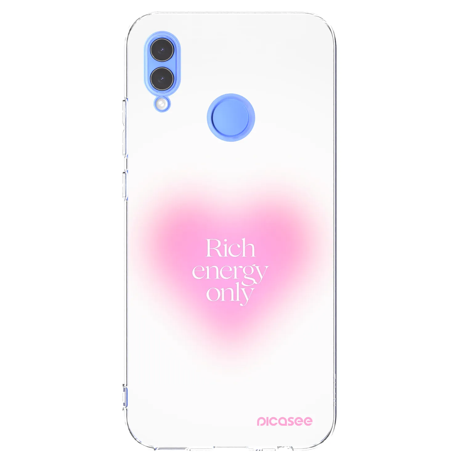 Picasee átlátszó szilikon tok az alábbi mobiltelefonokra Honor 10 Lite - Rich Energy