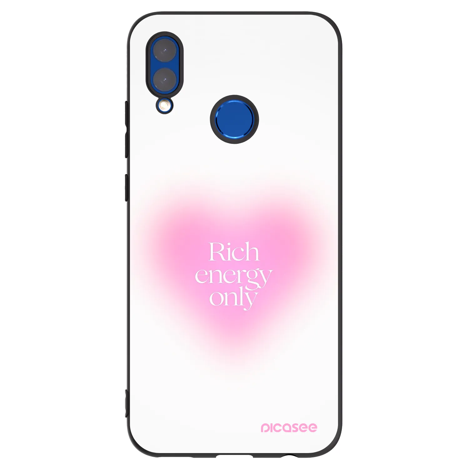 Picasee fekete szilikon tok az alábbi mobiltelefonokra Honor 10 Lite - Rich Energy
