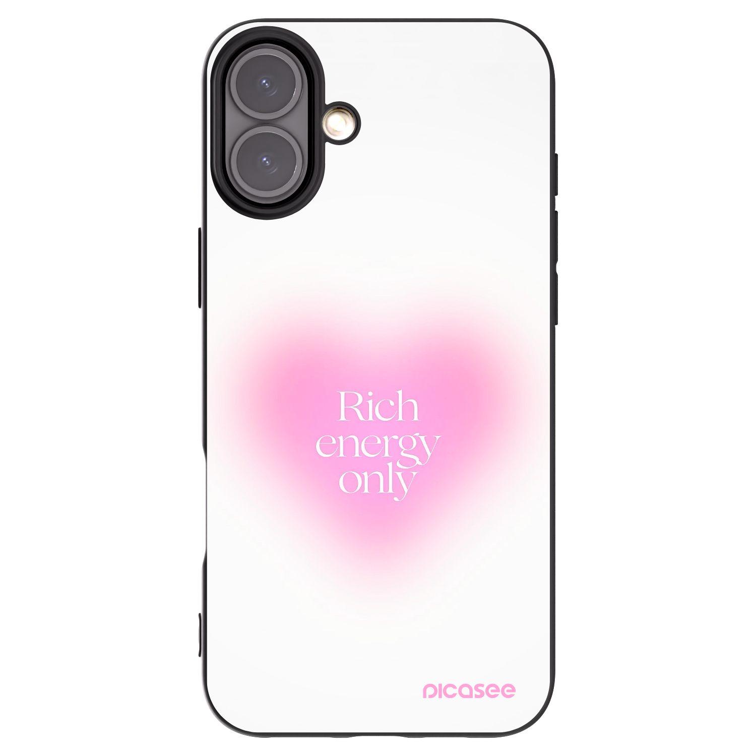 Picasee fekete szilikon tok az alábbi mobiltelefonokra Apple iPhone 16 Plus - Rich Energy