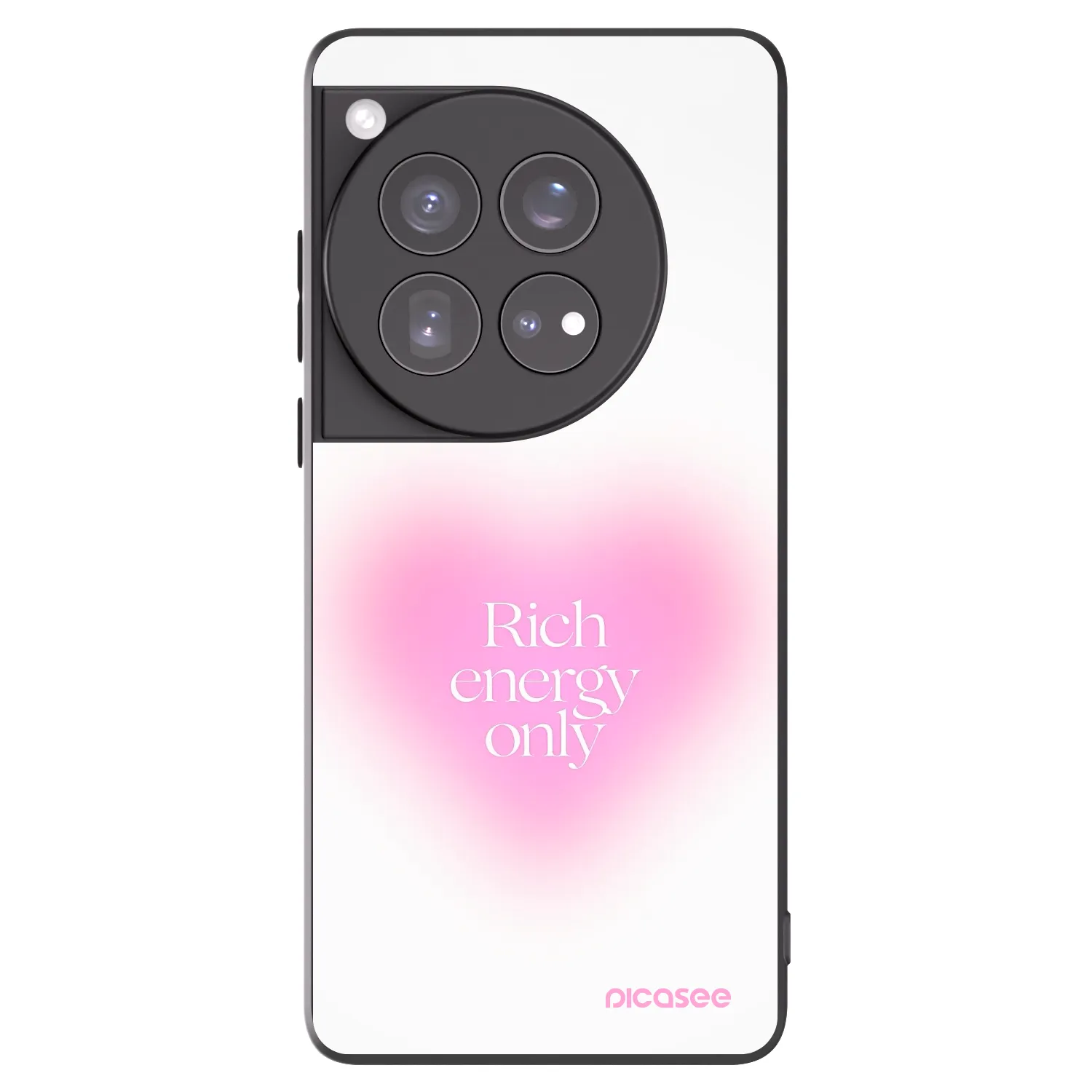 Picasee fekete szilikon tok az alábbi mobiltelefonokra OnePlus 12 5G - Rich Energy