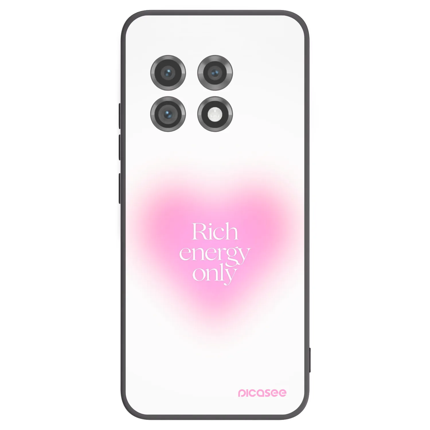 Picasee fekete szilikon tok az alábbi mobiltelefonokra OnePlus 11 5G - Rich Energy