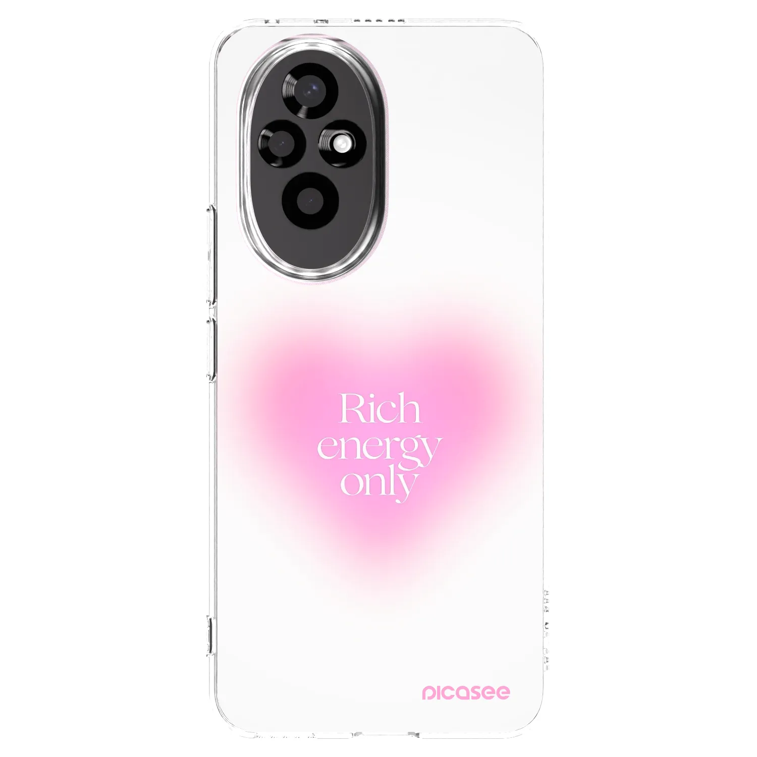 Picasee átlátszó szilikon tok az alábbi mobiltelefonokra Honor 200 Pro 5G - Rich Energy