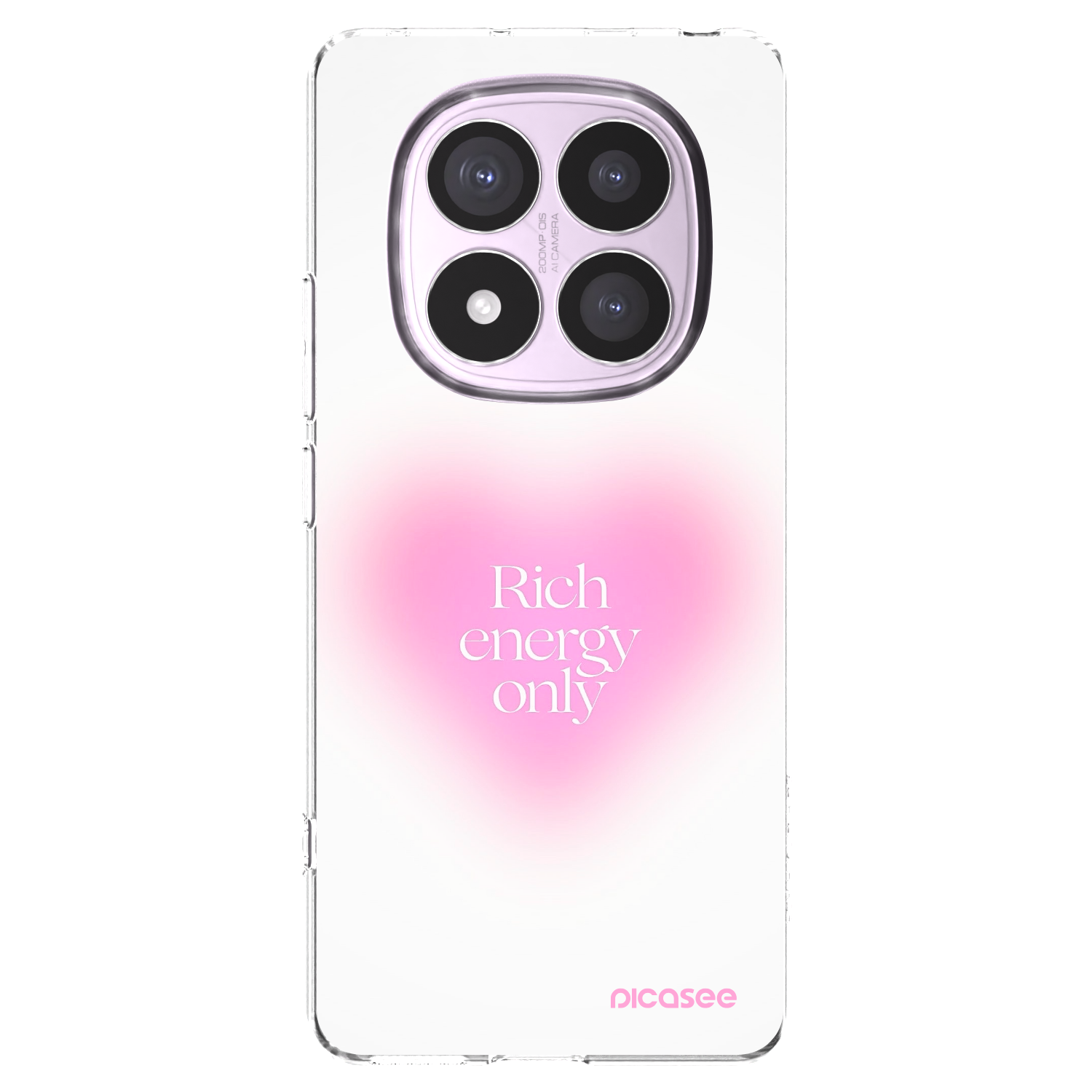 Picasee átlátszó szilikon tok az alábbi mobiltelefonokra Xiaomi Redmi Note 14 Pro 5G - Rich Energy