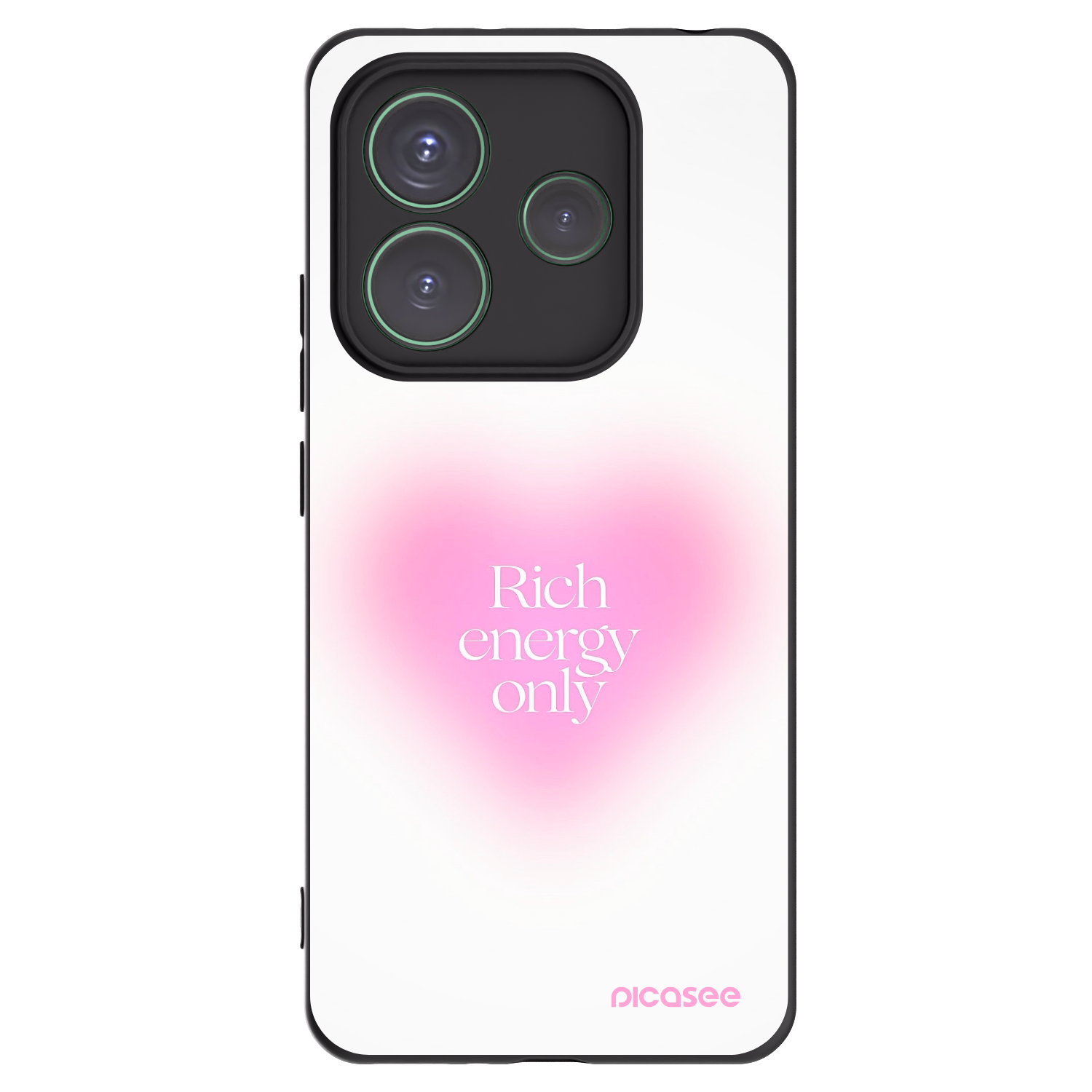 Picasee fekete szilikon tok az alábbi mobiltelefonokra Xiaomi Redmi Note 14 5G - Rich Energy