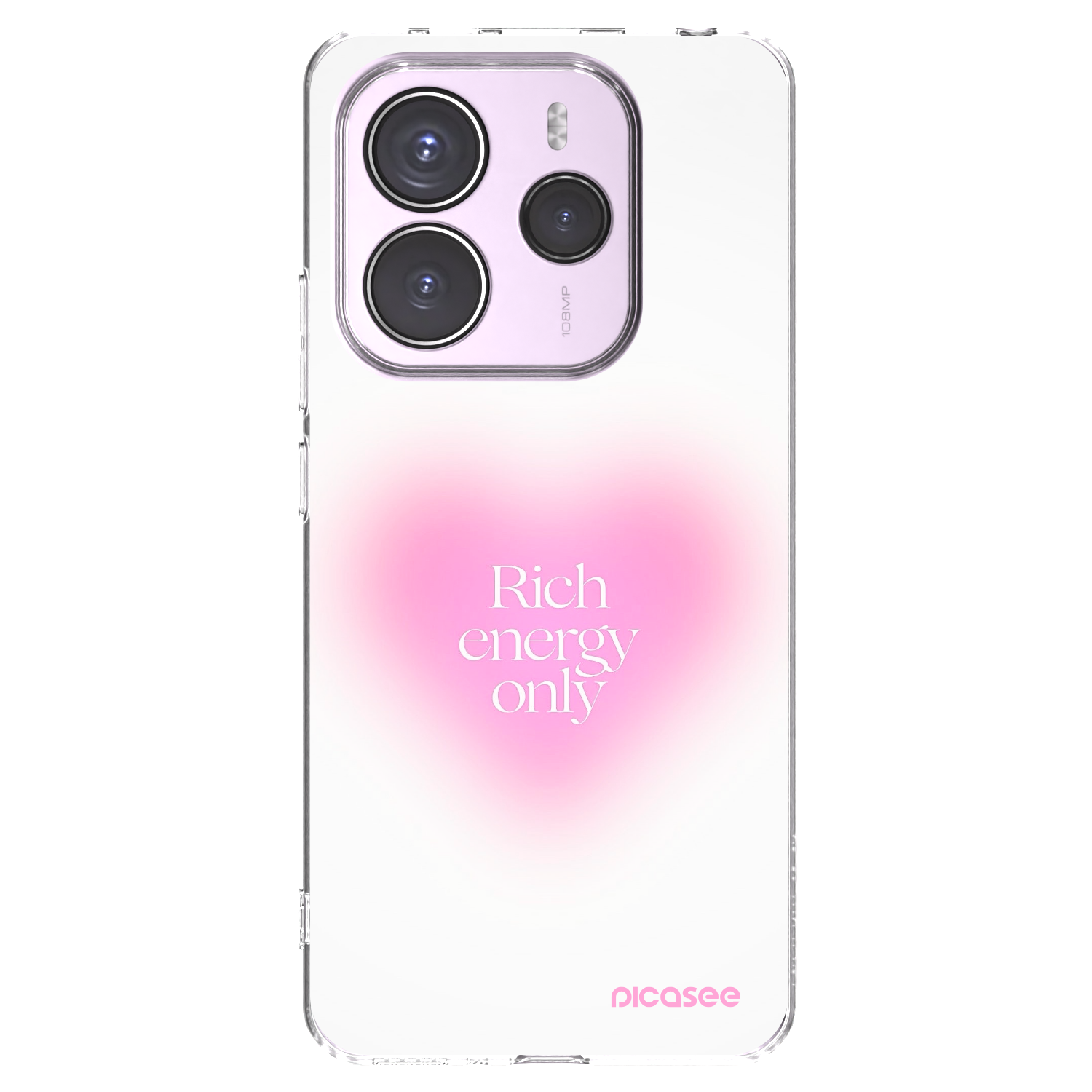 Picasee átlátszó szilikon tok az alábbi mobiltelefonokra Xiaomi Redmi Note 14 5G - Rich Energy