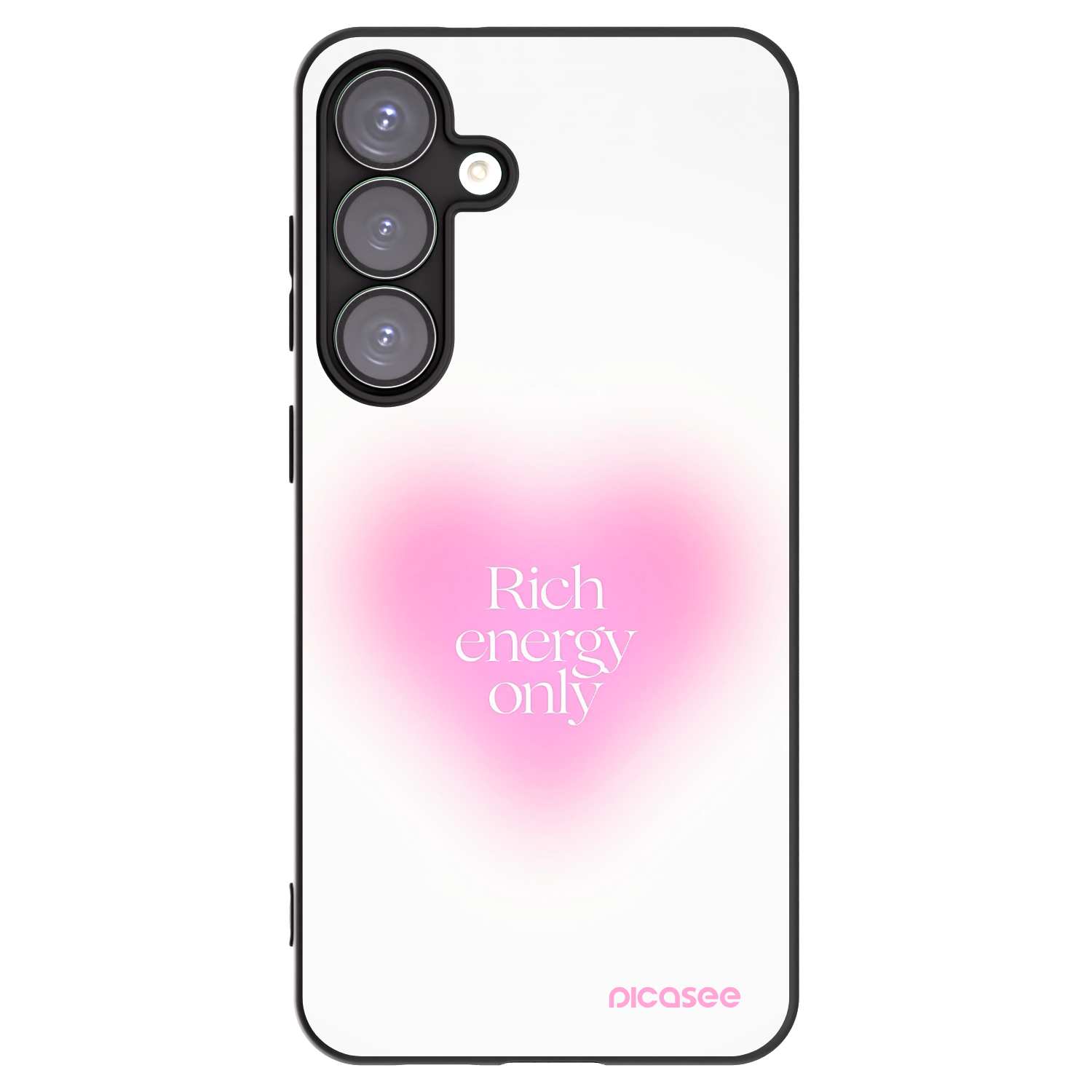 Picasee fekete szilikon tok az alábbi mobiltelefonokra Samsung Galaxy S25+ 5G - Rich Energy
