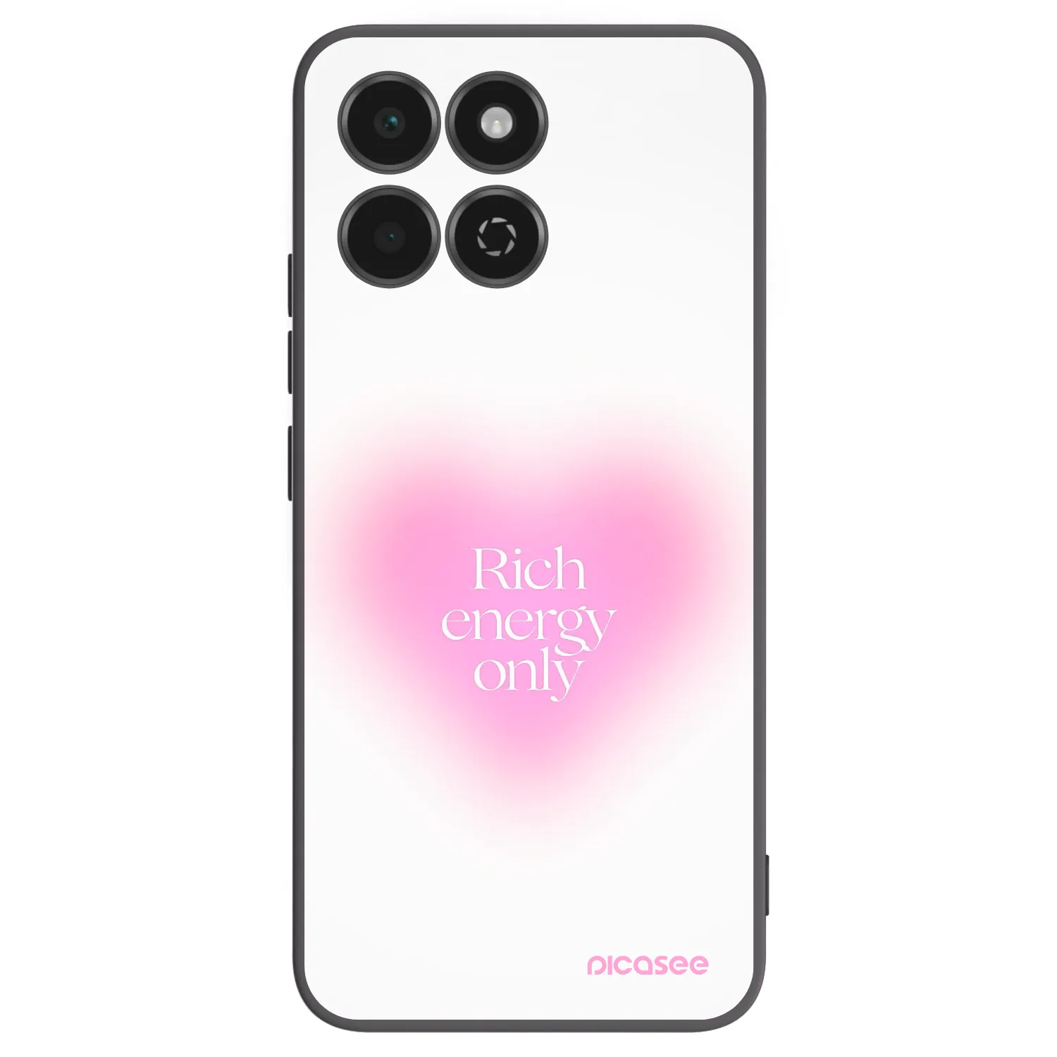 Picasee fekete szilikon tok az alábbi mobiltelefonokra Honor 200 Smart 5G - Rich Energy