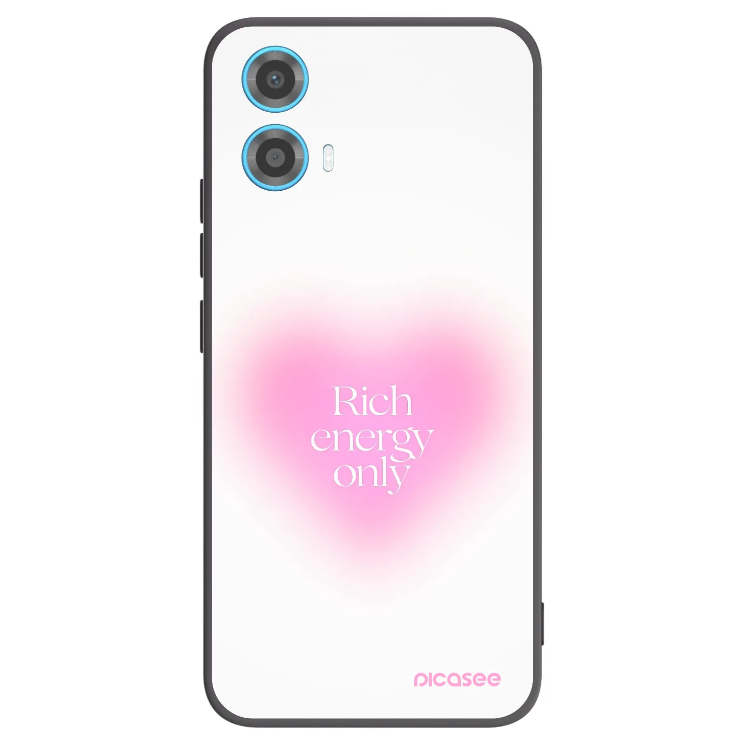 Picasee fekete szilikon tok az alábbi mobiltelefonokra Motorola Moto G34 5G - Rich Energy