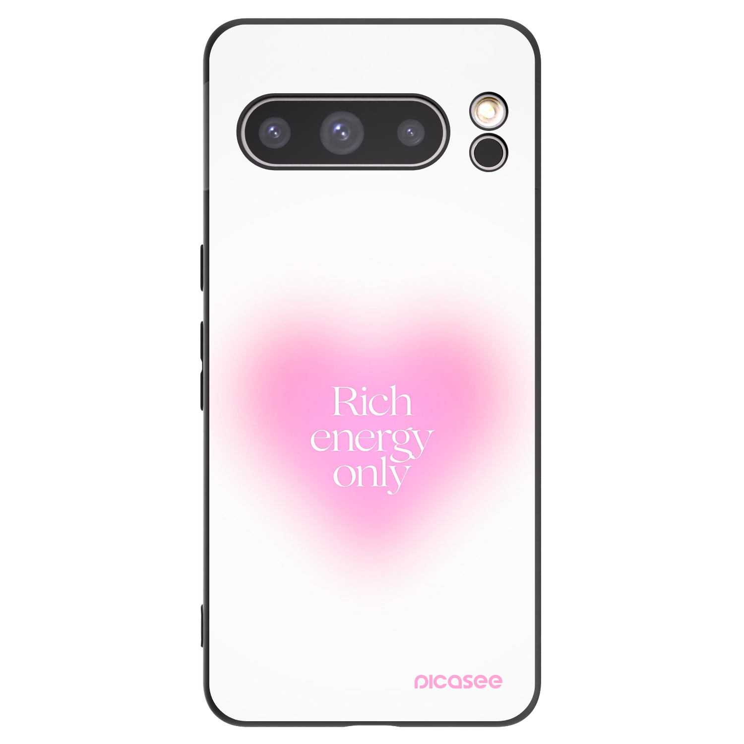 Picasee fekete szilikon tok az alábbi mobiltelefonokra Google Pixel 8 Pro - Rich Energy
