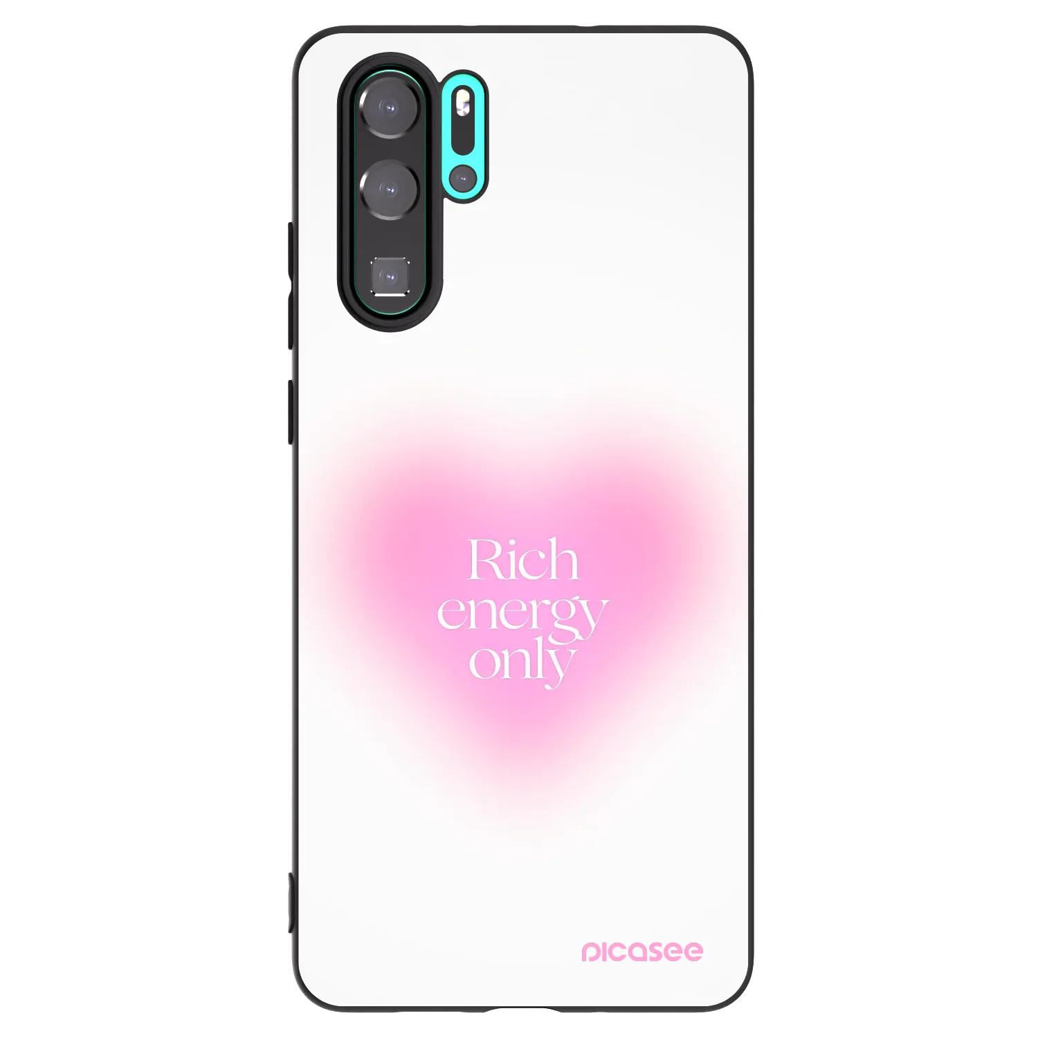 Picasee fekete szilikon tok az alábbi mobiltelefonokra Huawei P30 Pro - Rich Energy
