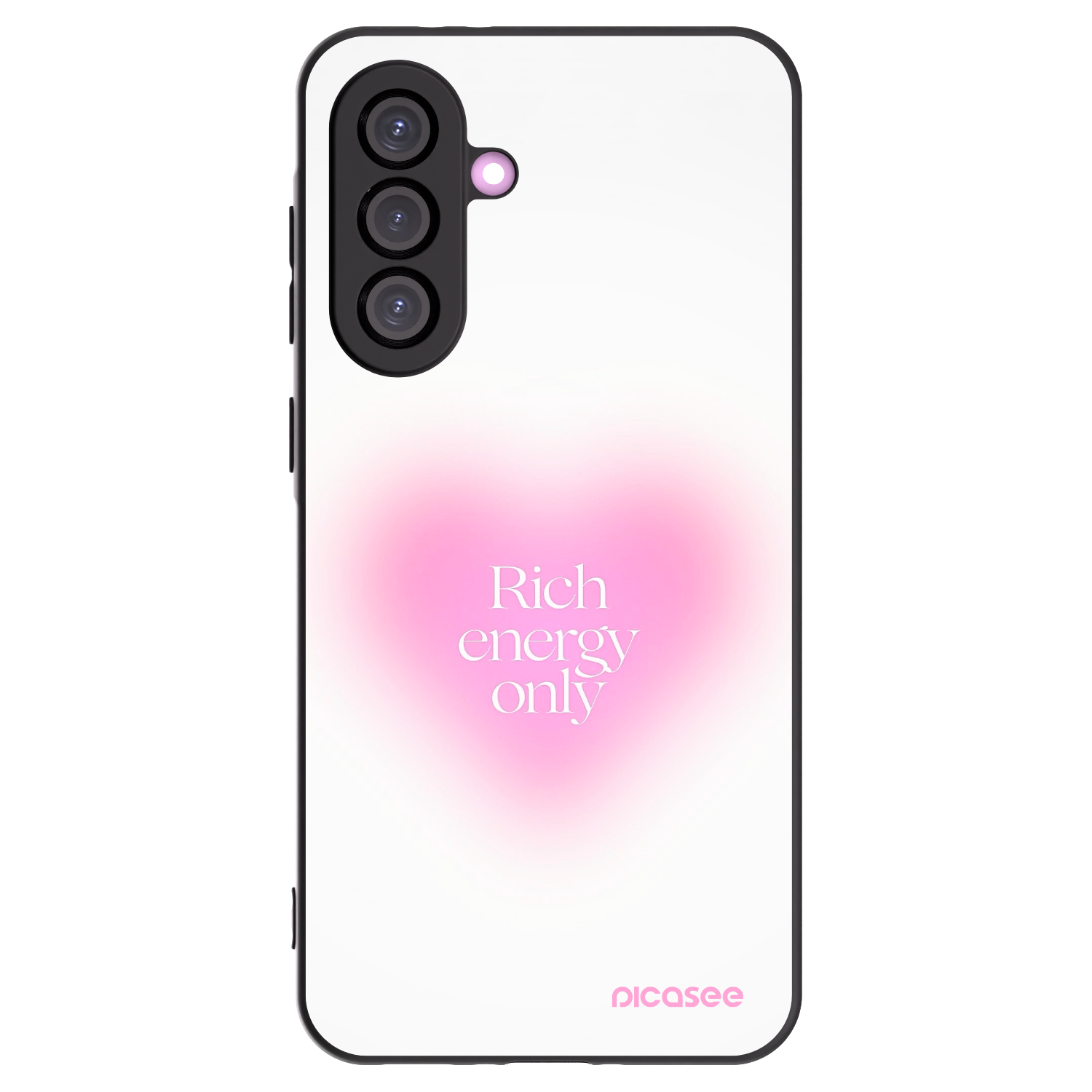 Picasee fekete szilikon tok az alábbi mobiltelefonokra Samsung Galaxy A36 5G - Rich Energy