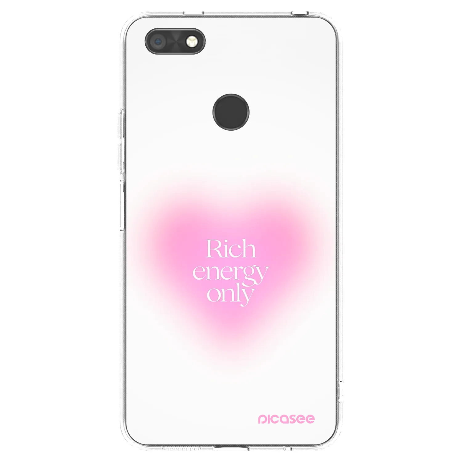 Picasee átlátszó szilikon tok az alábbi mobiltelefonokra Huawei P9 Lite Mini - Rich Energy
