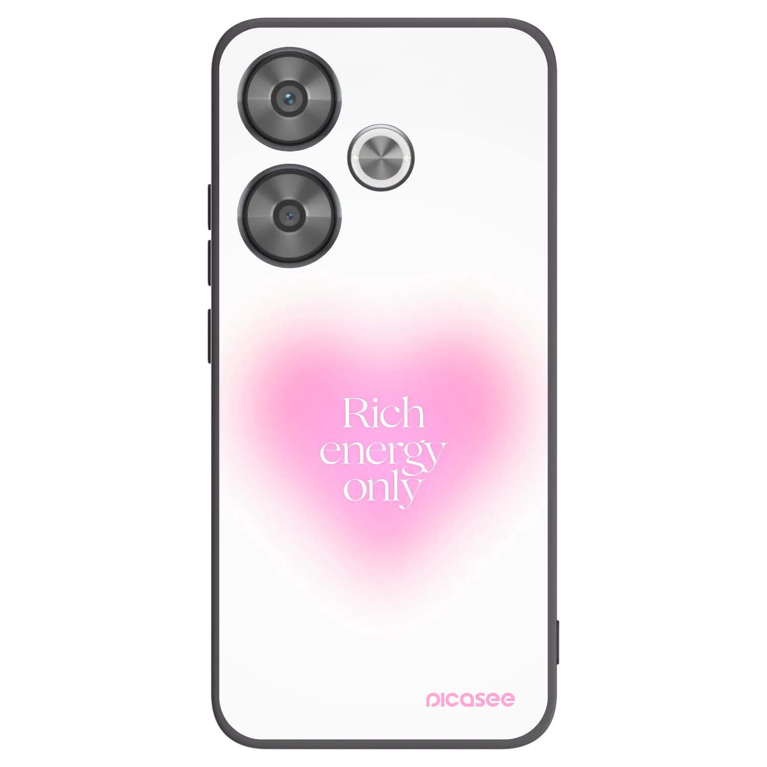 Picasee fekete szilikon tok az alábbi mobiltelefonokra Xiaomi Poco F6 - Rich Energy