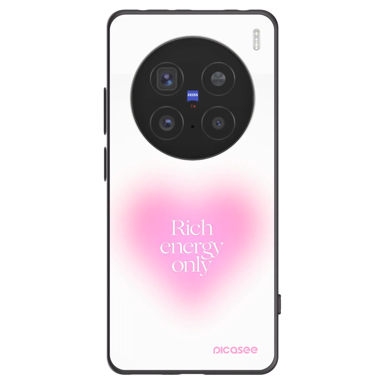 Picasee fekete szilikon tok az alábbi mobiltelefonokra Vivo X200 Pro - Rich Energy