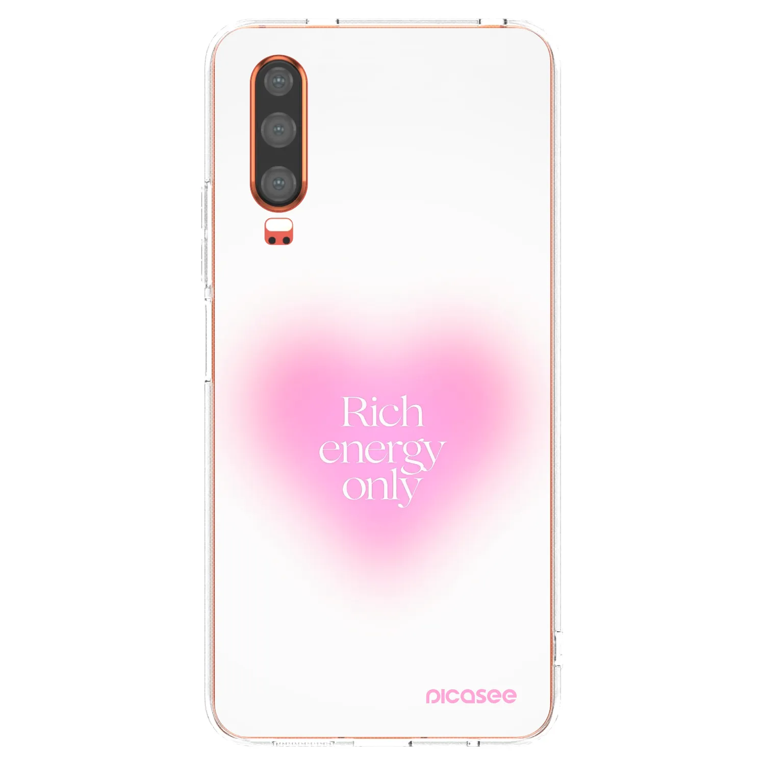 Picasee átlátszó szilikon tok az alábbi mobiltelefonokra Huawei P30 - Rich Energy