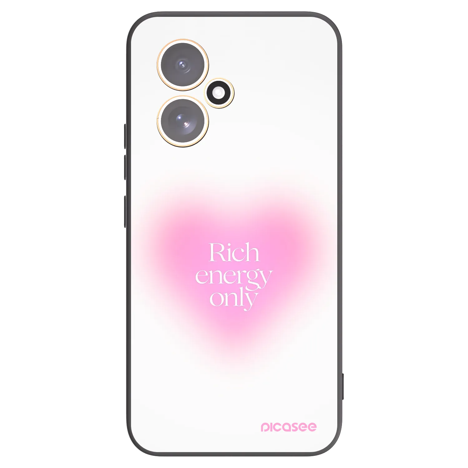 Picasee fekete szilikon tok az alábbi mobiltelefonokra Honor 400 5G - Rich Energy