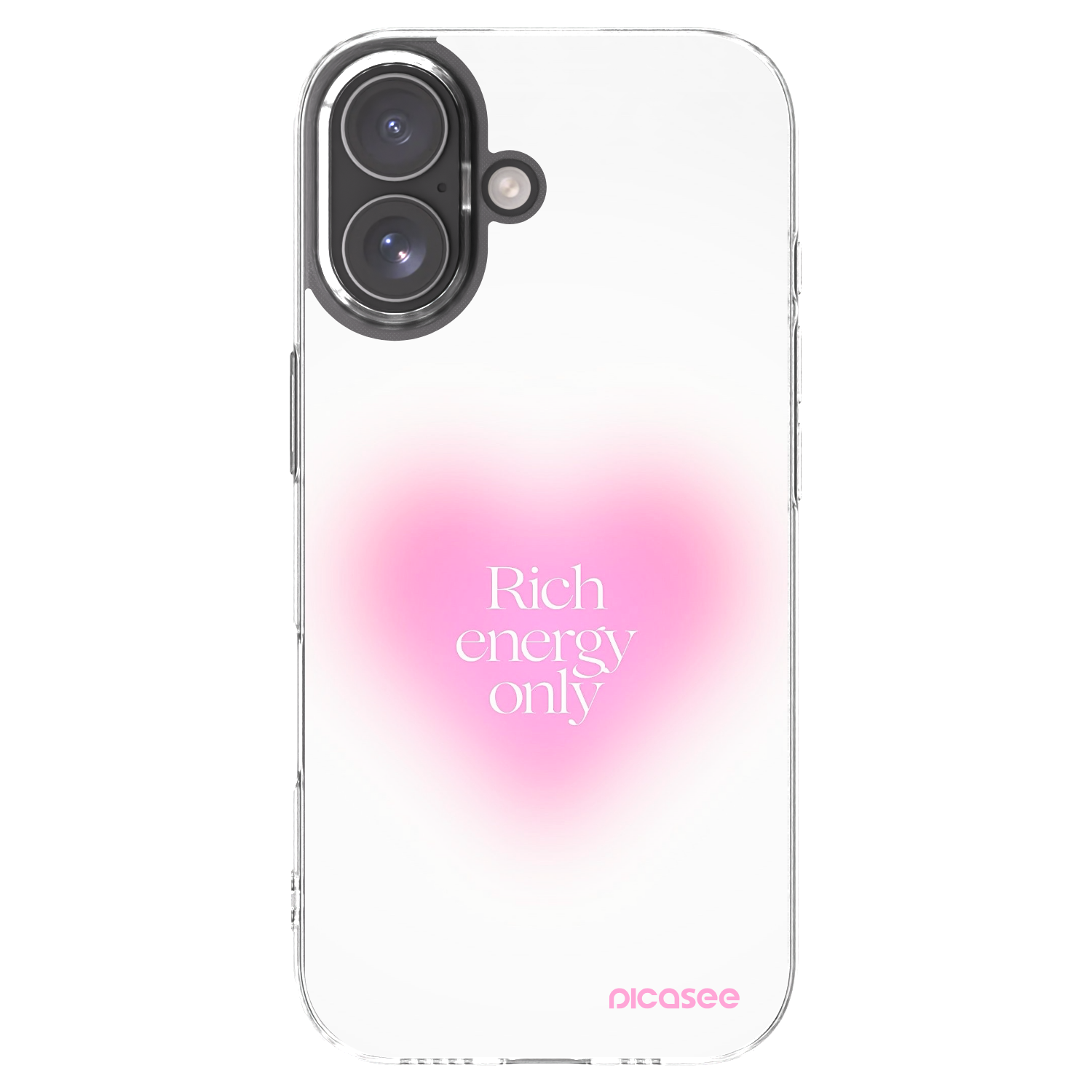 Picasee átlátszó szilikon tok az alábbi mobiltelefonokra Apple iPhone 17 - Rich Energy