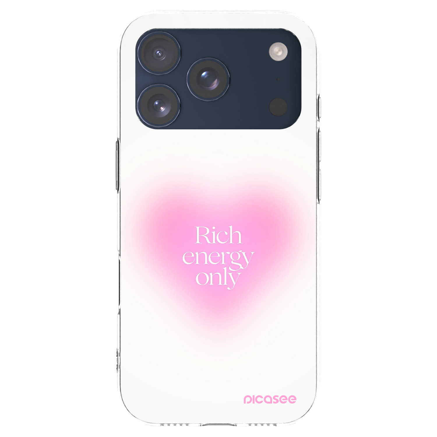 Picasee átlátszó szilikon tok az alábbi mobiltelefonokra Apple iPhone 17 Pro - Rich Energy
