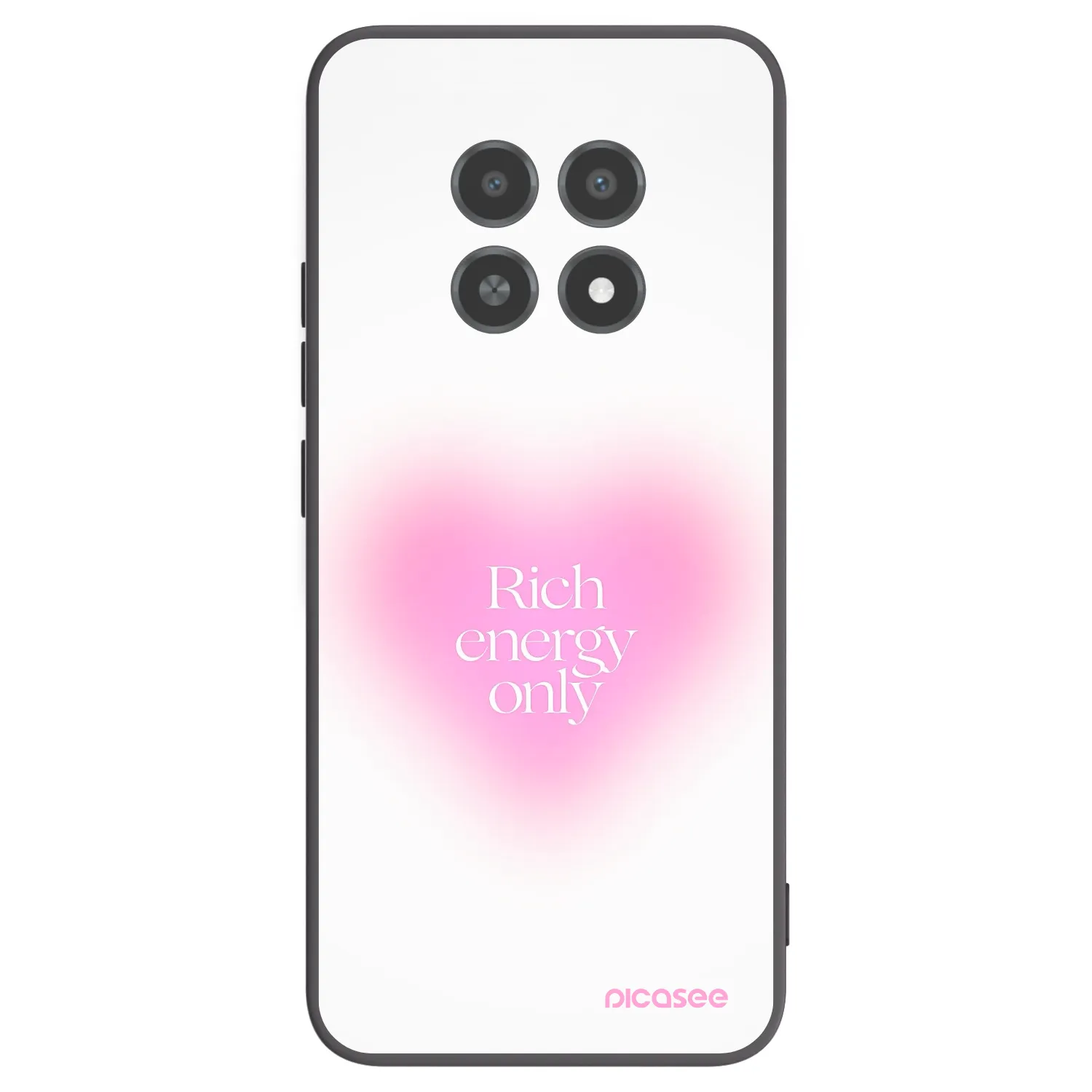 Picasee fekete szilikon tok az alábbi mobiltelefonokra Realme 12X - Rich Energy