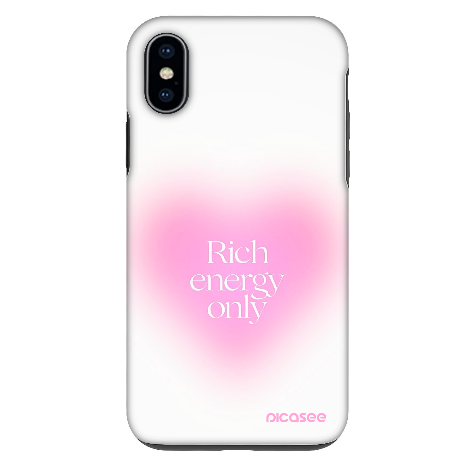 Picasee Fashion Case Apple iPhone X/XS - Rich Energy