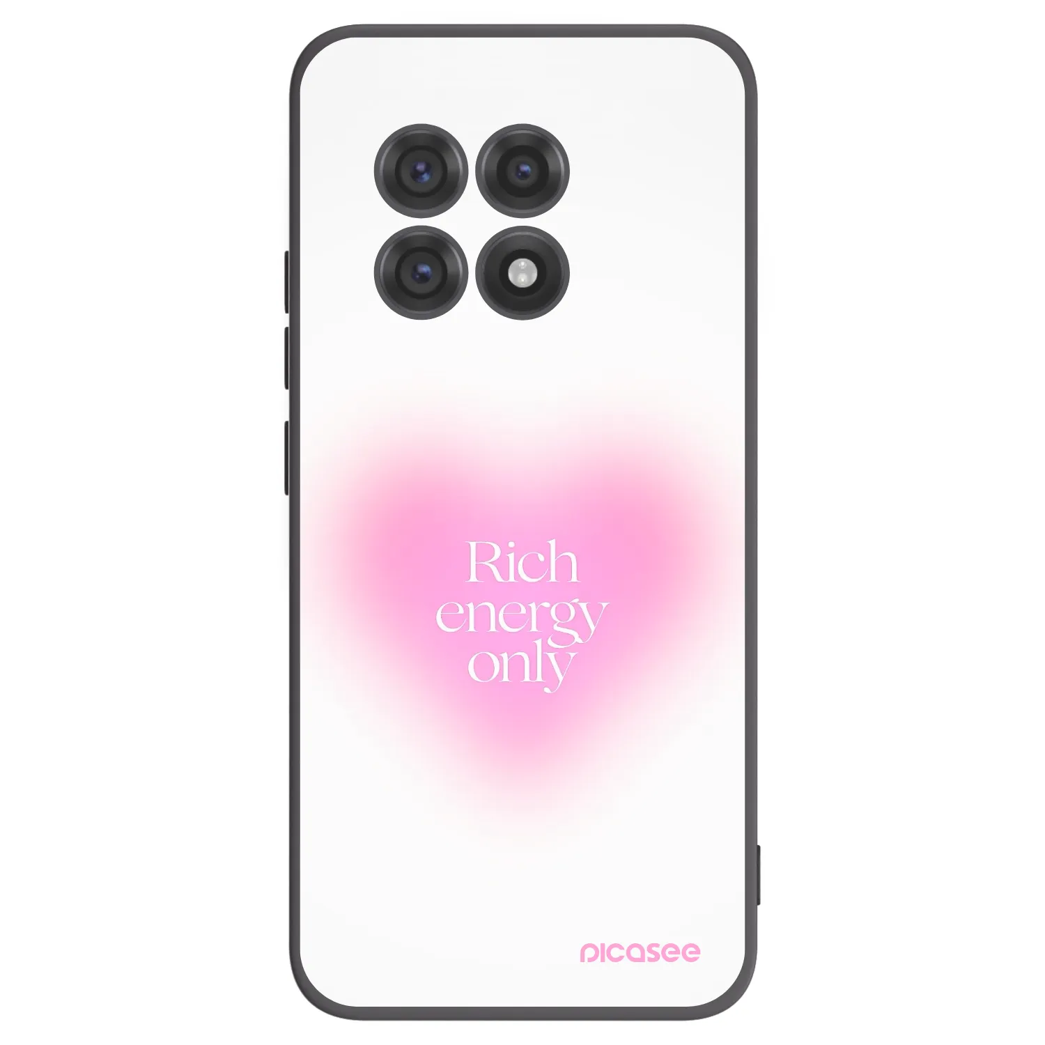 Picasee fekete szilikon tok az alábbi mobiltelefonokra OnePlus 13R 5G - Rich Energy