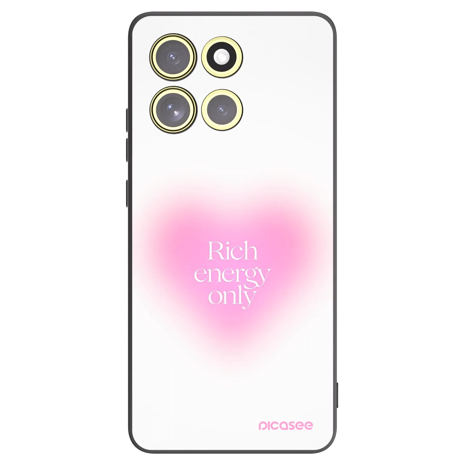 Picasee fekete szilikon tok az alábbi mobiltelefonokra Motorola Moto G86 5G - Rich Energy