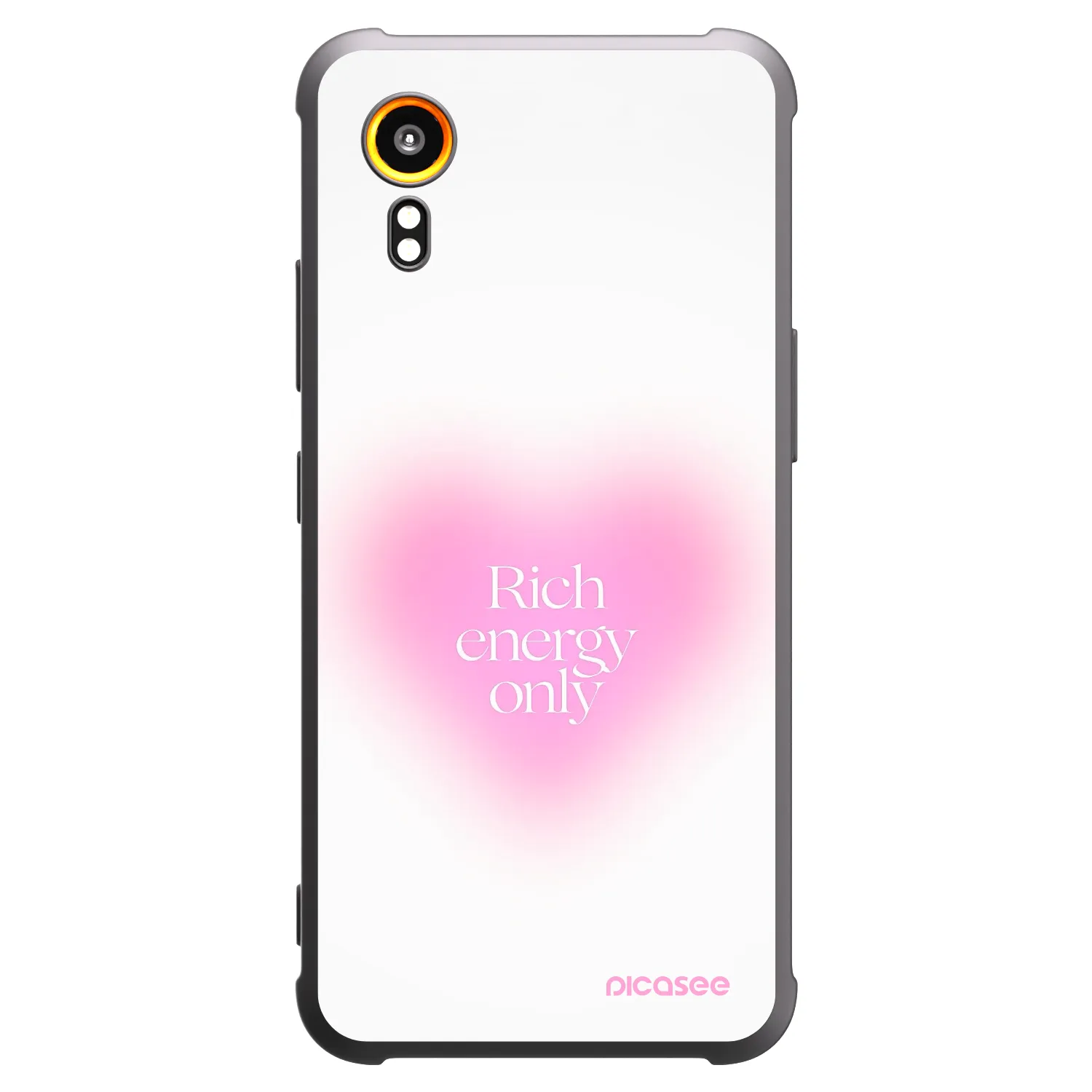 Picasee fekete szilikon tok az alábbi mobiltelefonokra Samsung Galaxy Xcover 7 - Rich Energy