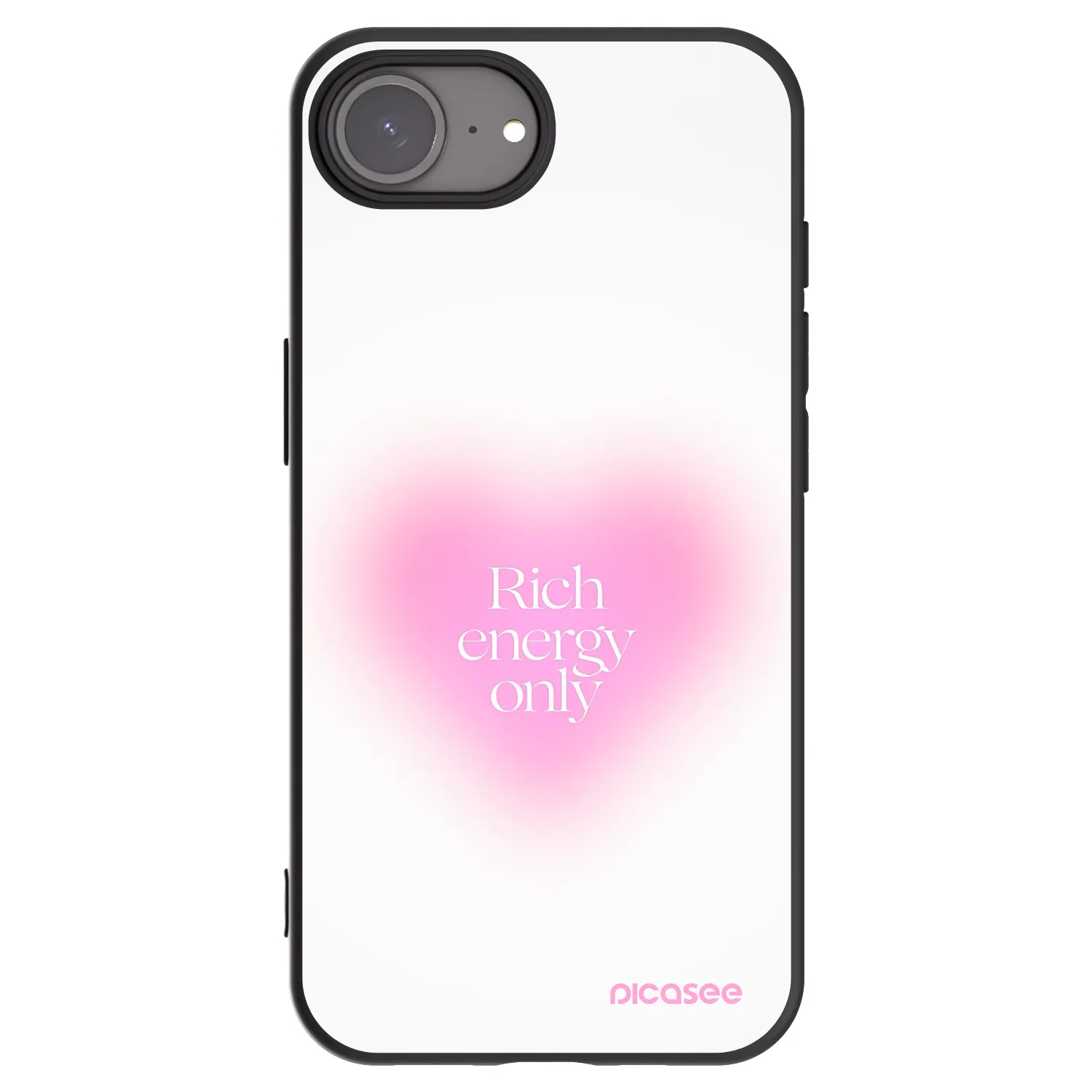 Picasee fekete szilikon tok az alábbi mobiltelefonokra Apple iPhone 17e - Rich Energy