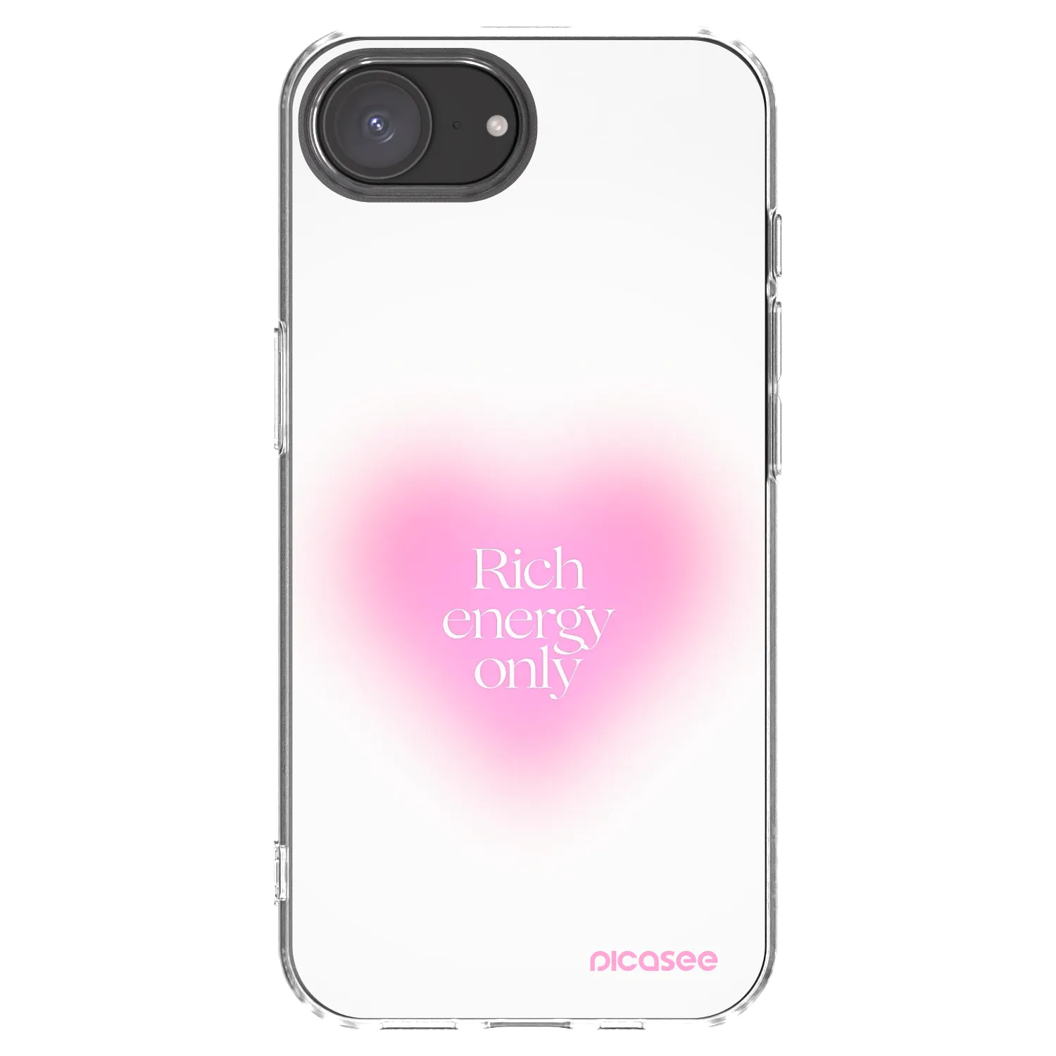 Picasee átlátszó szilikon tok az alábbi mobiltelefonokra Apple iPhone 17e - Rich Energy