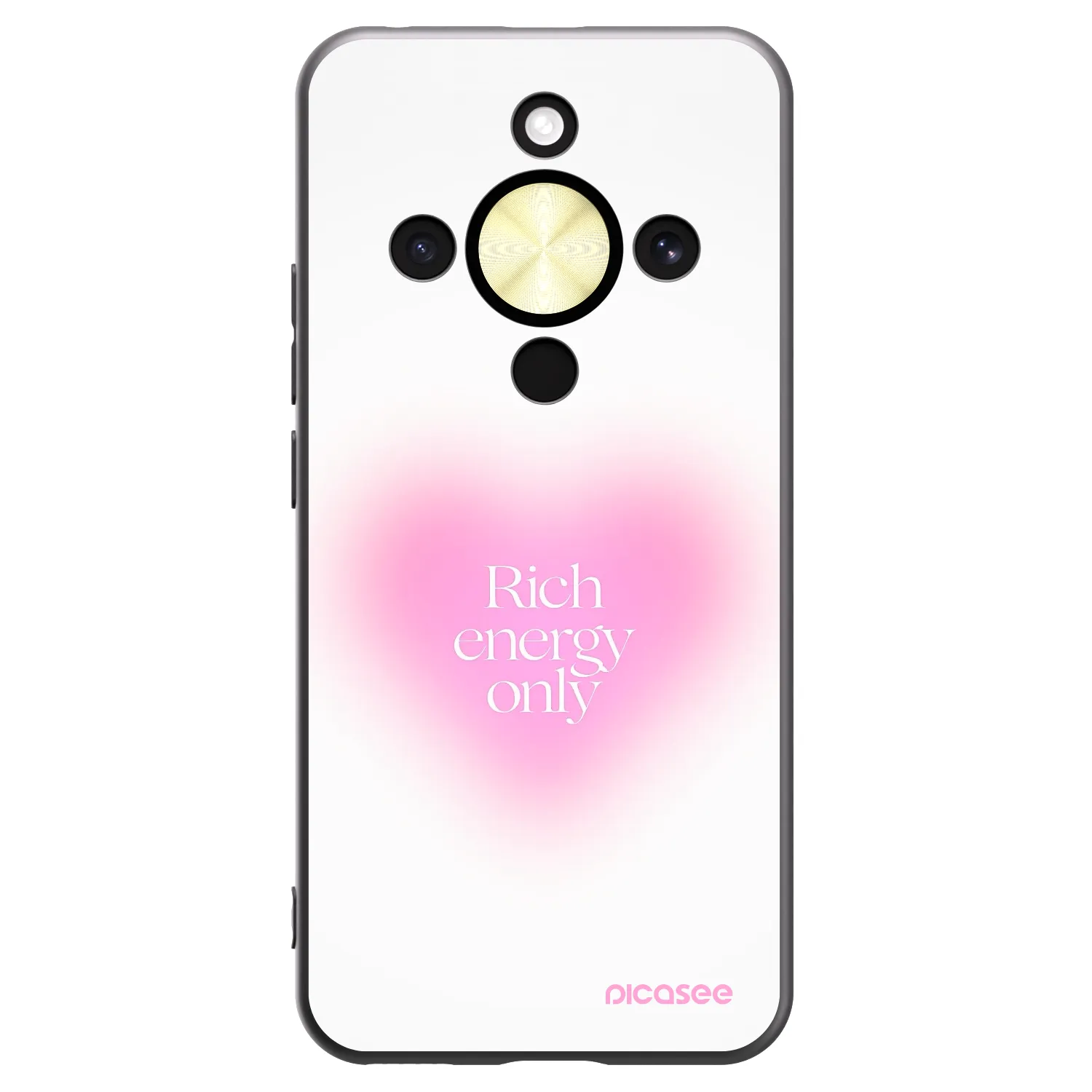 Picasee fekete szilikon tok az alábbi mobiltelefonokra Honor Magic8 Lite 5G - Rich Energy