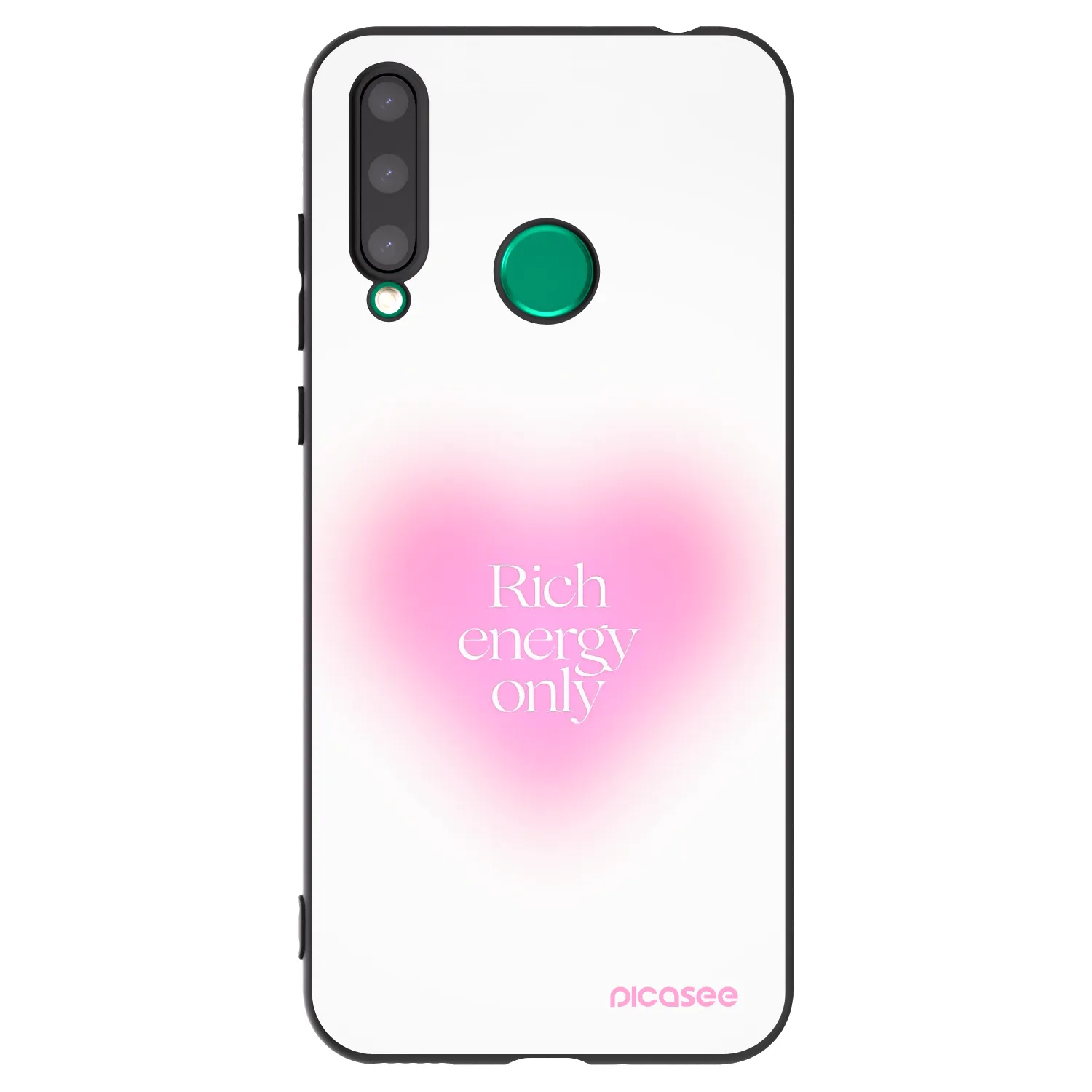 Picasee fekete szilikon tok az alábbi mobiltelefonokra Honor 20 Lite - Rich Energy